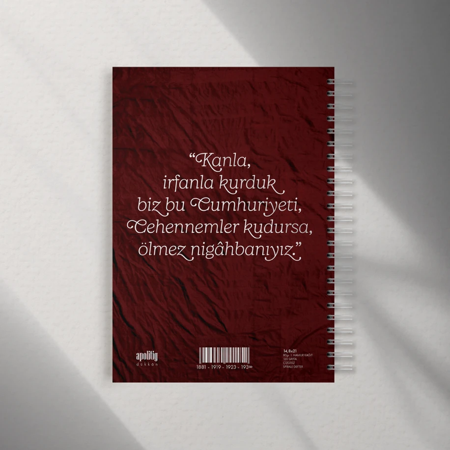 İstiklal Harbi Kumandanları Defteri (A5)