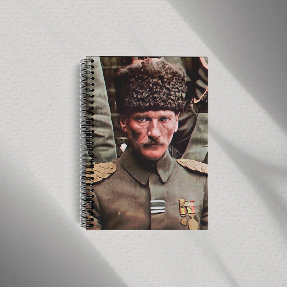 Tümgeneral Mustafa Kemal Bey (A5 Sert Kapaklı Defter)