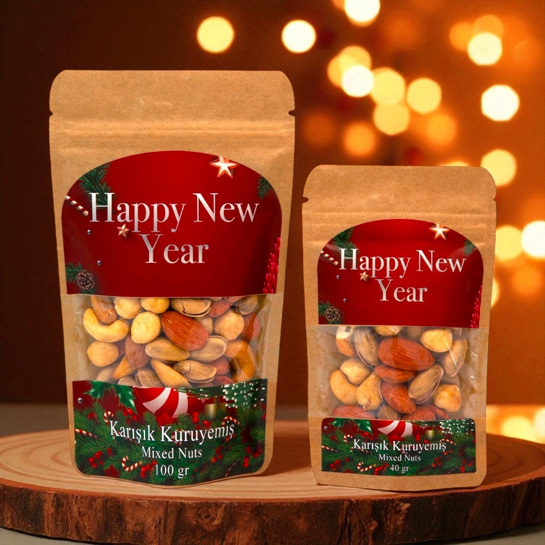 Yılbaşı Çerezi – Karışık Kuruyemiş – Happy New Year