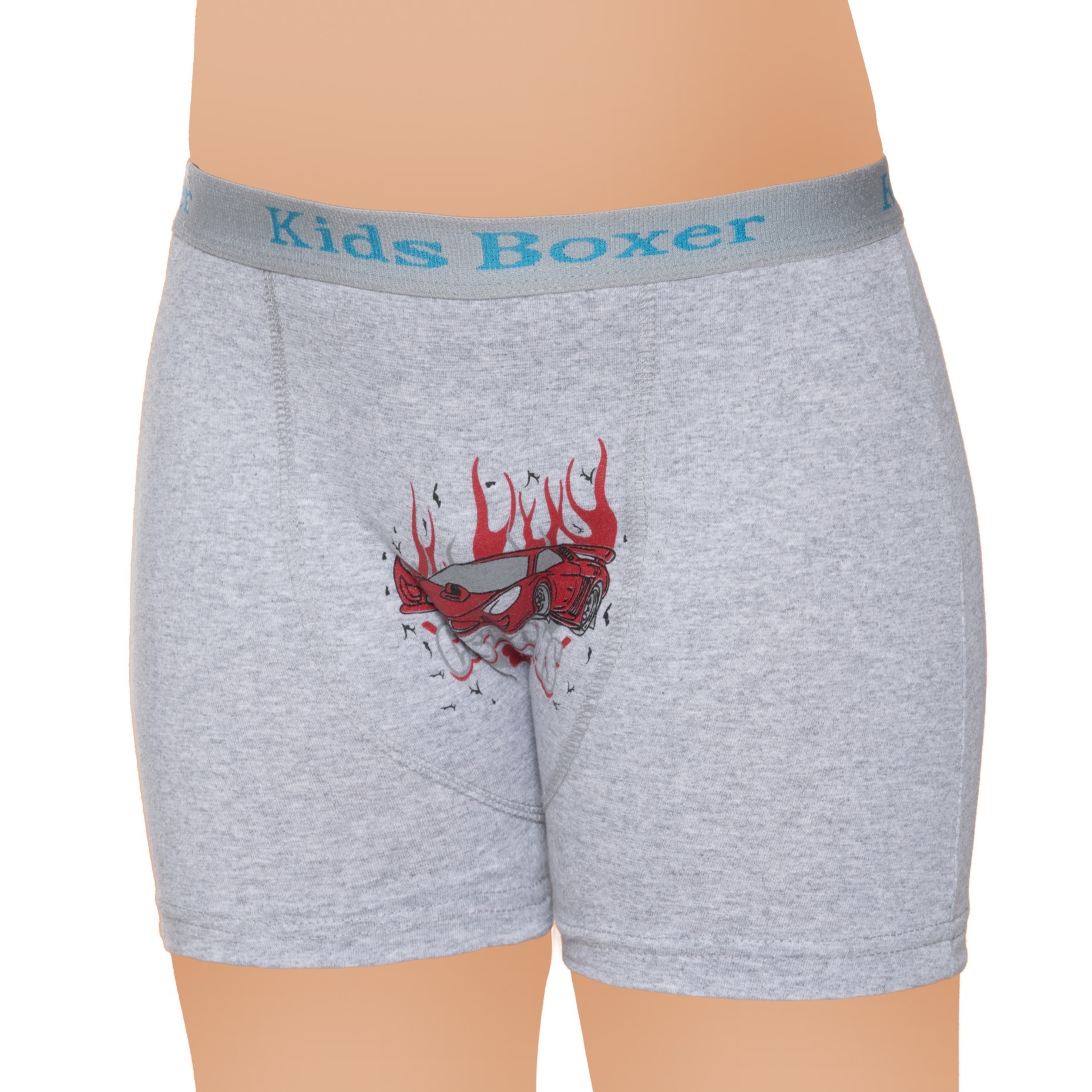 1058 / 1089 Erkek Çocuk Likralı Baskılı Boxer 