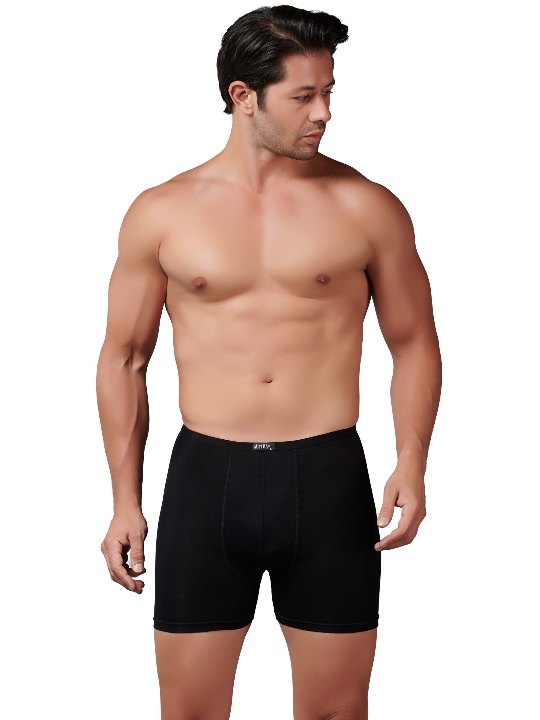 8007 Bambu İnce Bel Elastan Boxer