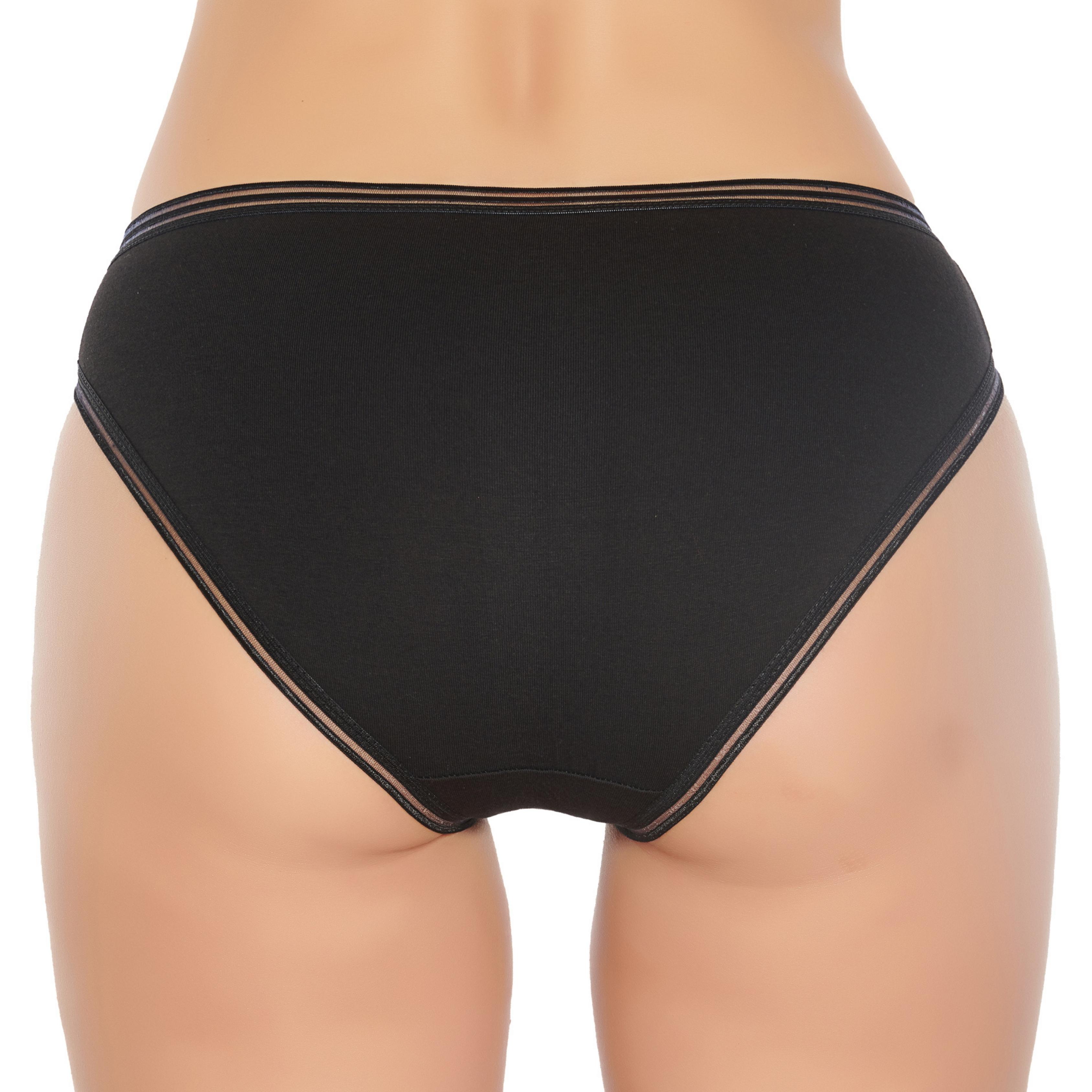 6029 Kadın Likralı Transparan Lastikli Bikini