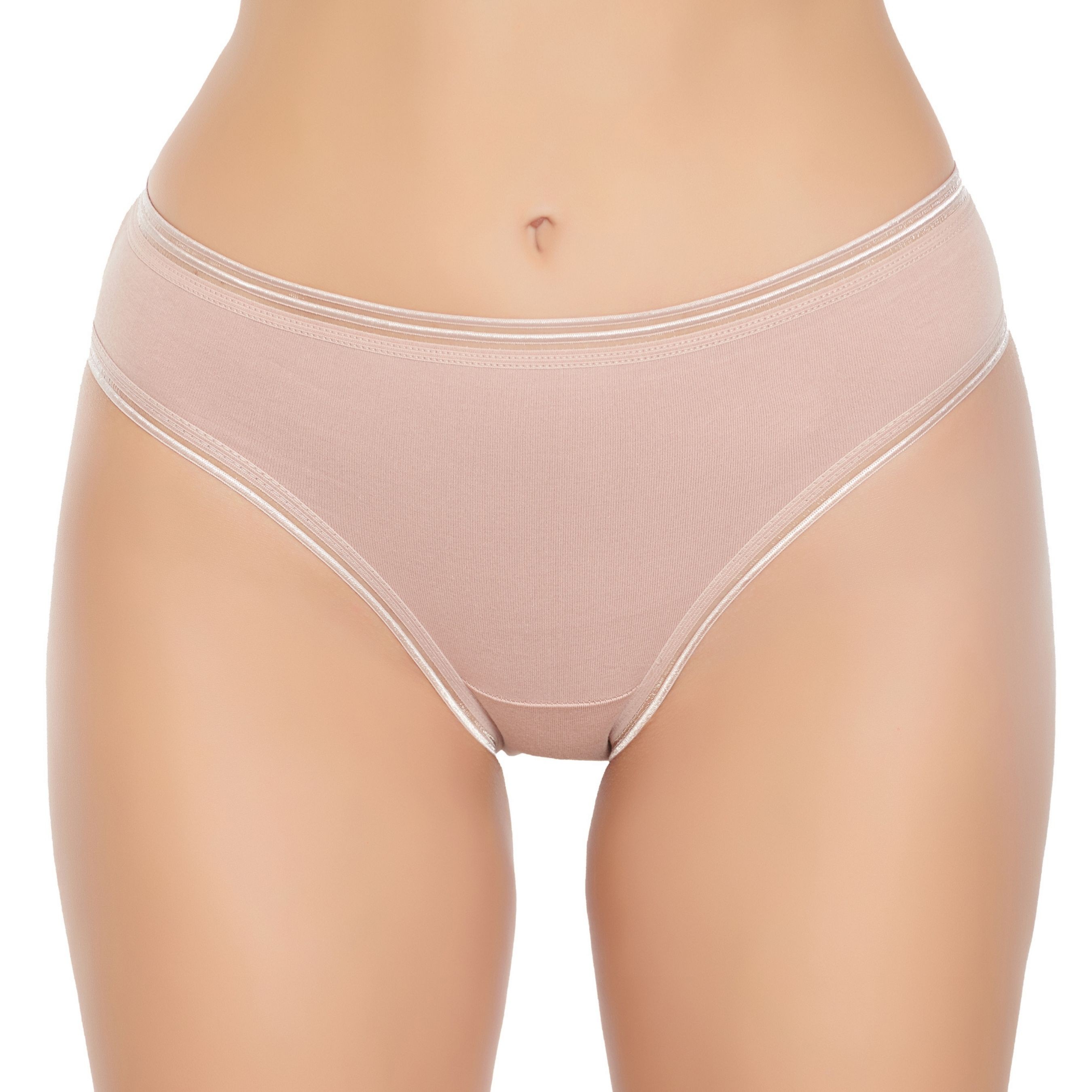 6029 Kadın Likralı Transparan Lastikli Bikini