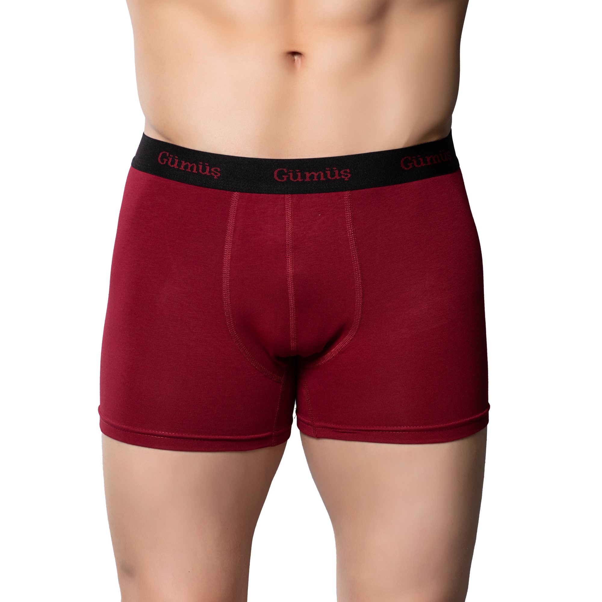 3074 Erkek Likralı Spor Boxer