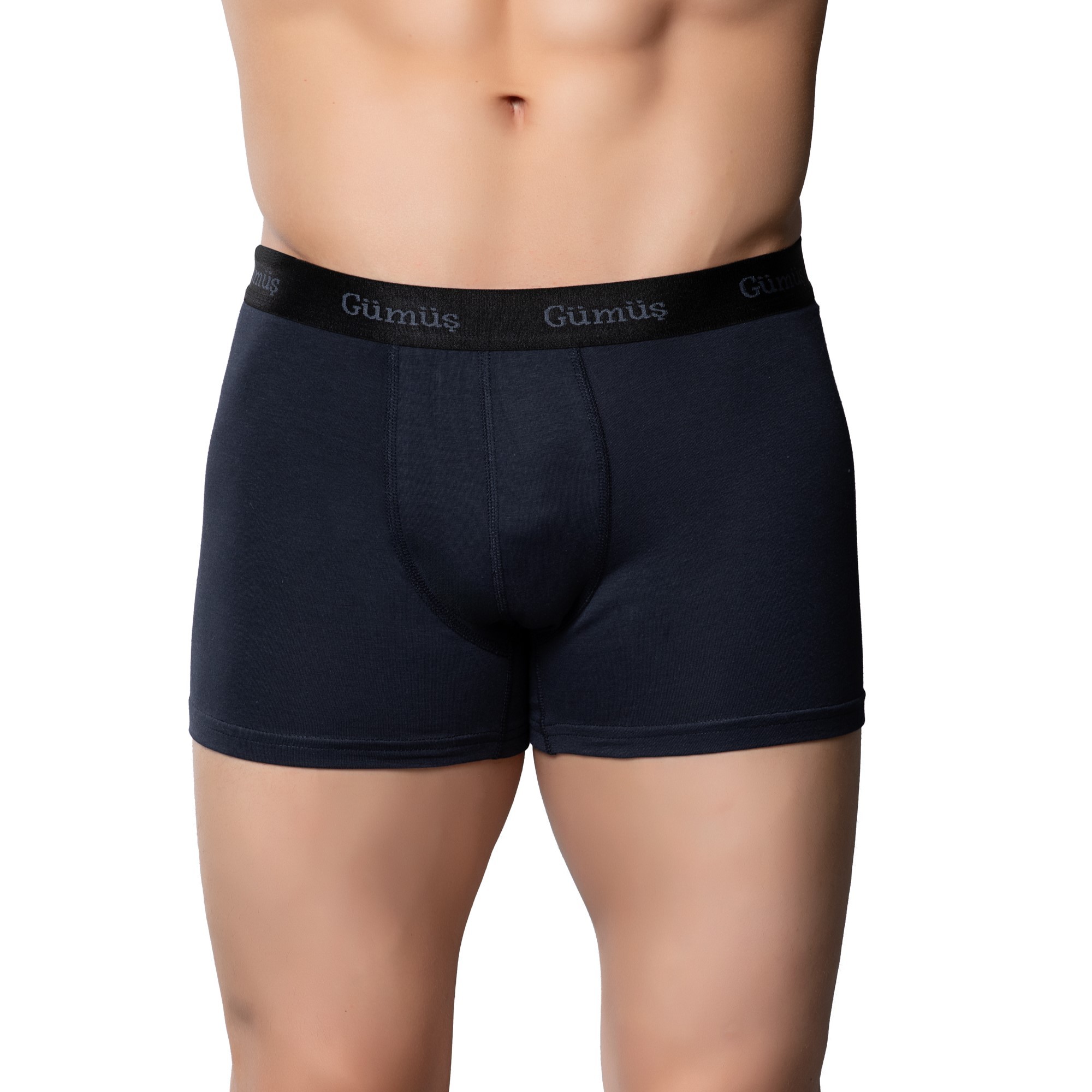 3074 Erkek Likralı Spor Boxer