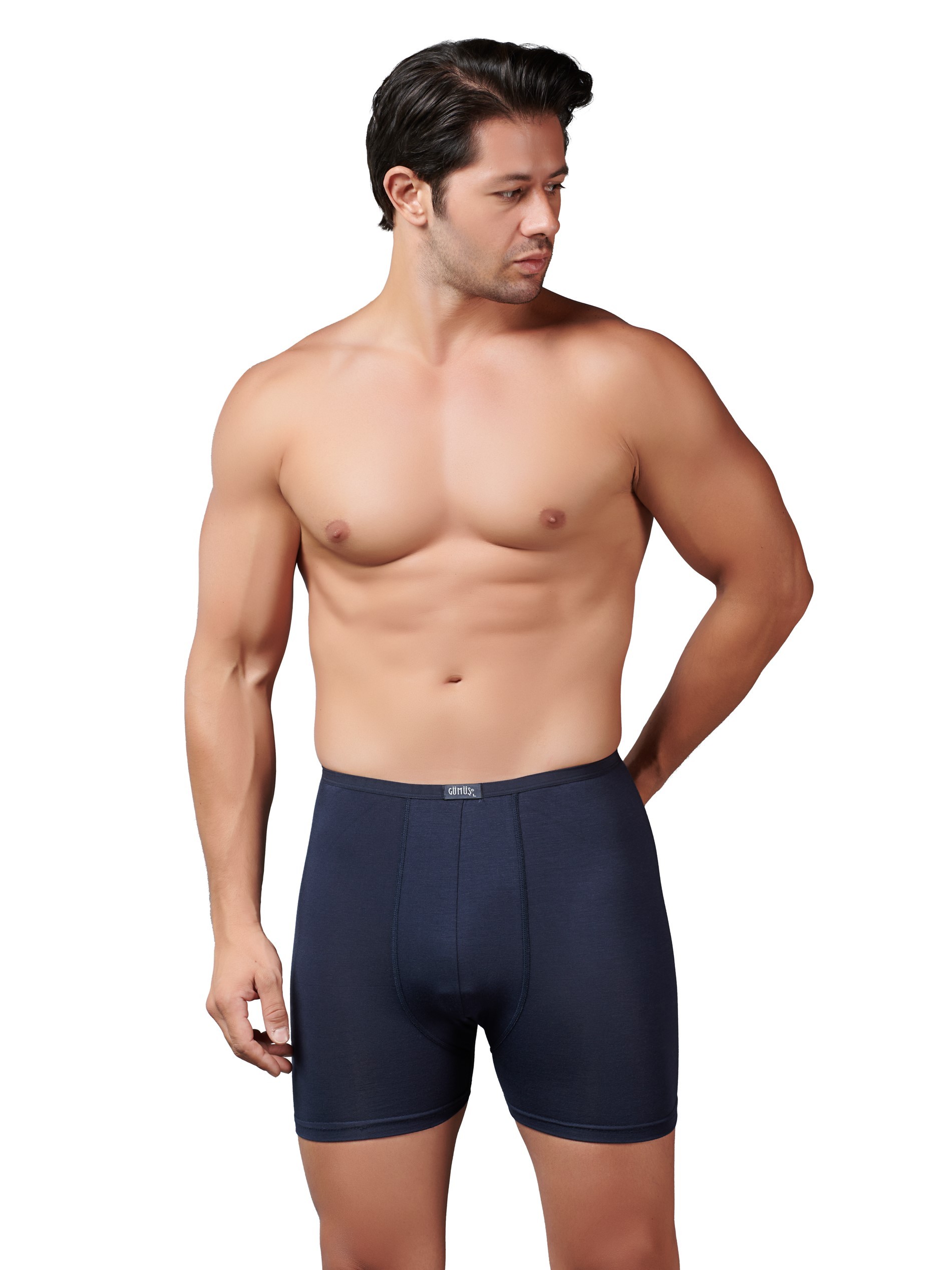 8007 Bambu İnce Bel Elastan Boxer