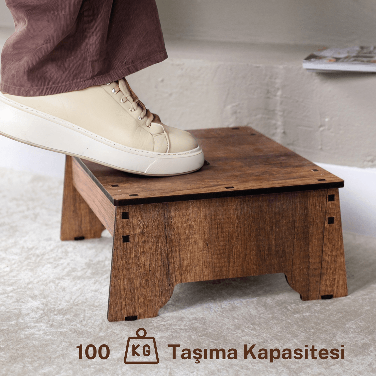 Tek Basamaklı Geniş Tabure