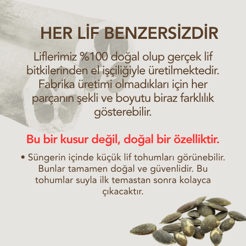 DOĞAL KABAK LİFİ - 2'Lİ