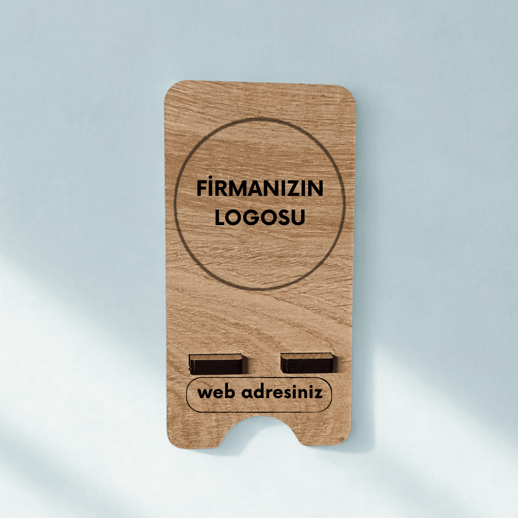 AHŞAP TELEFON STANDI-10'LU