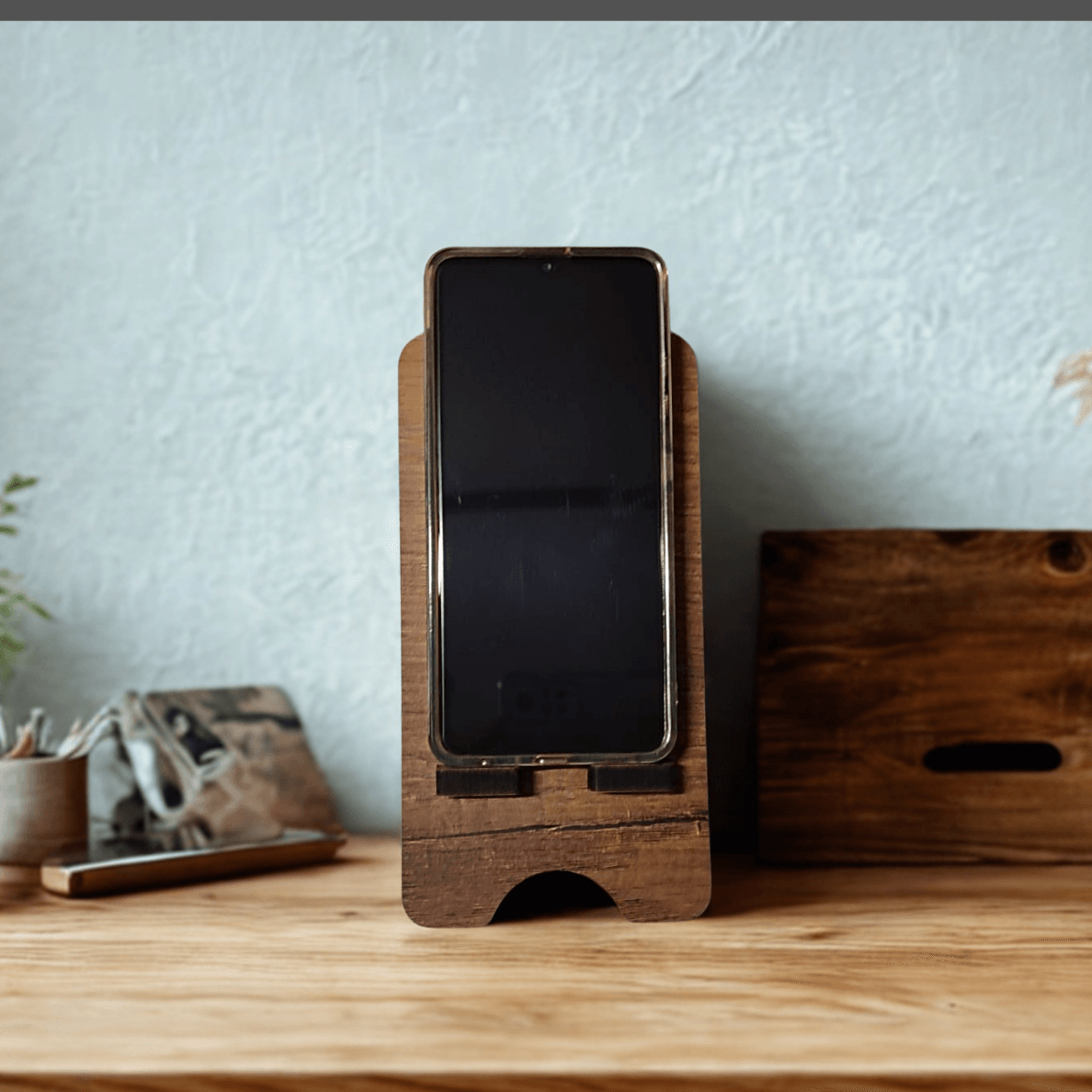 AHŞAP TELEFON STANDI