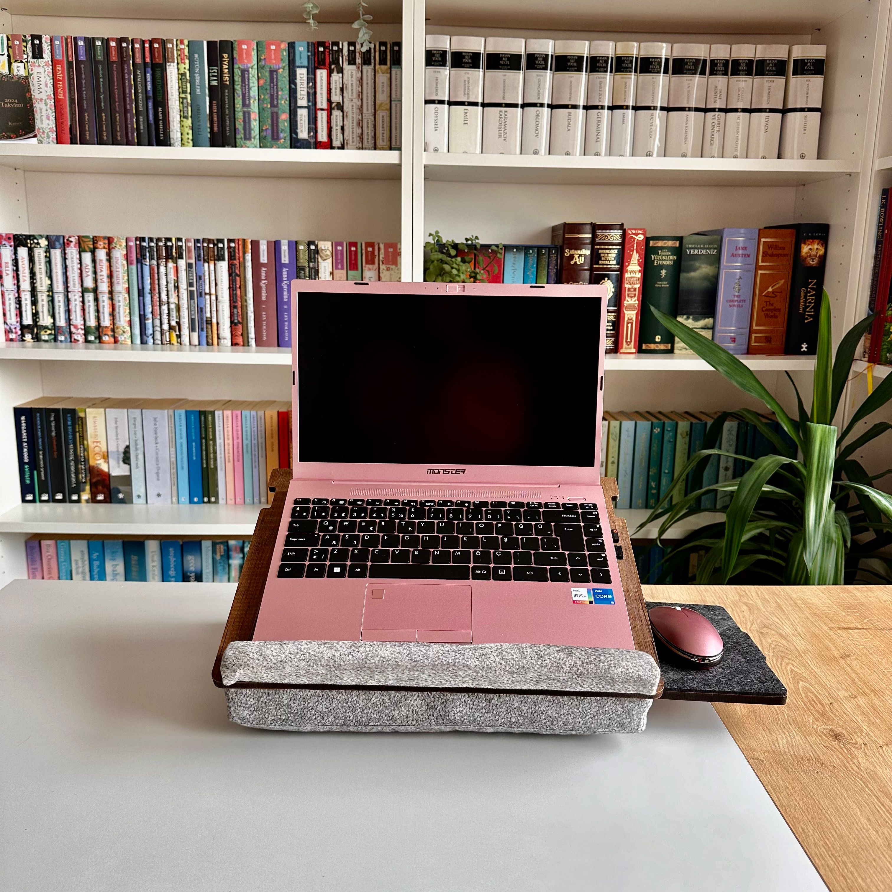 LS051 Eğim Ayarlanabilir  Mousepadli Minderli Laptop  Standı