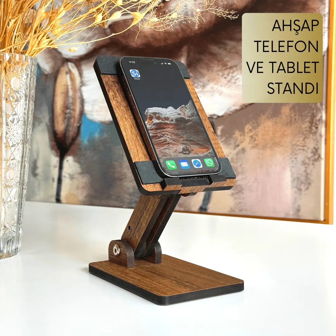 Eğim ve Yükseklik Ayarlanabilir Telefon Standı