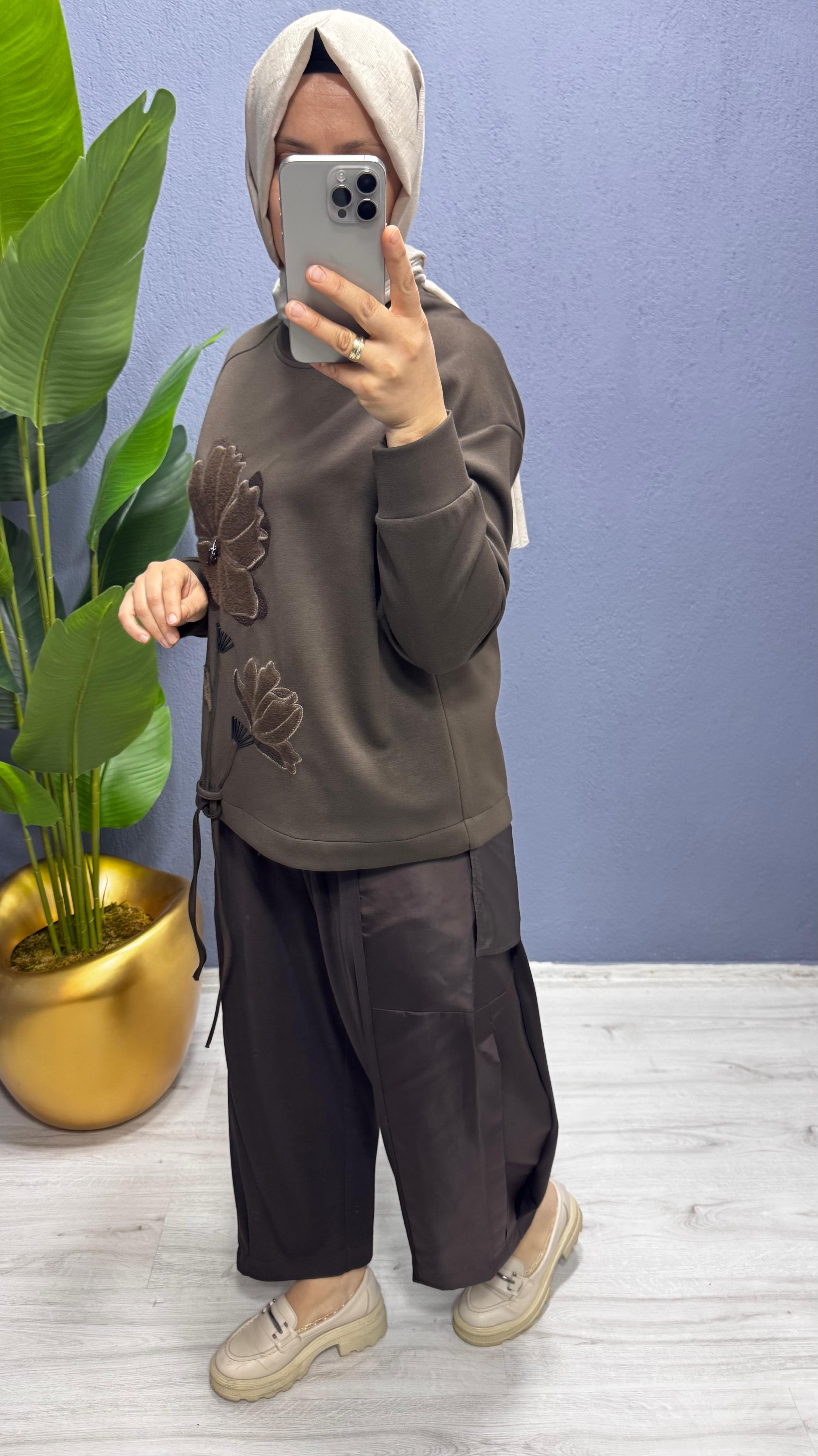 Sentez Naura Konbinli  Pantolon (5608)