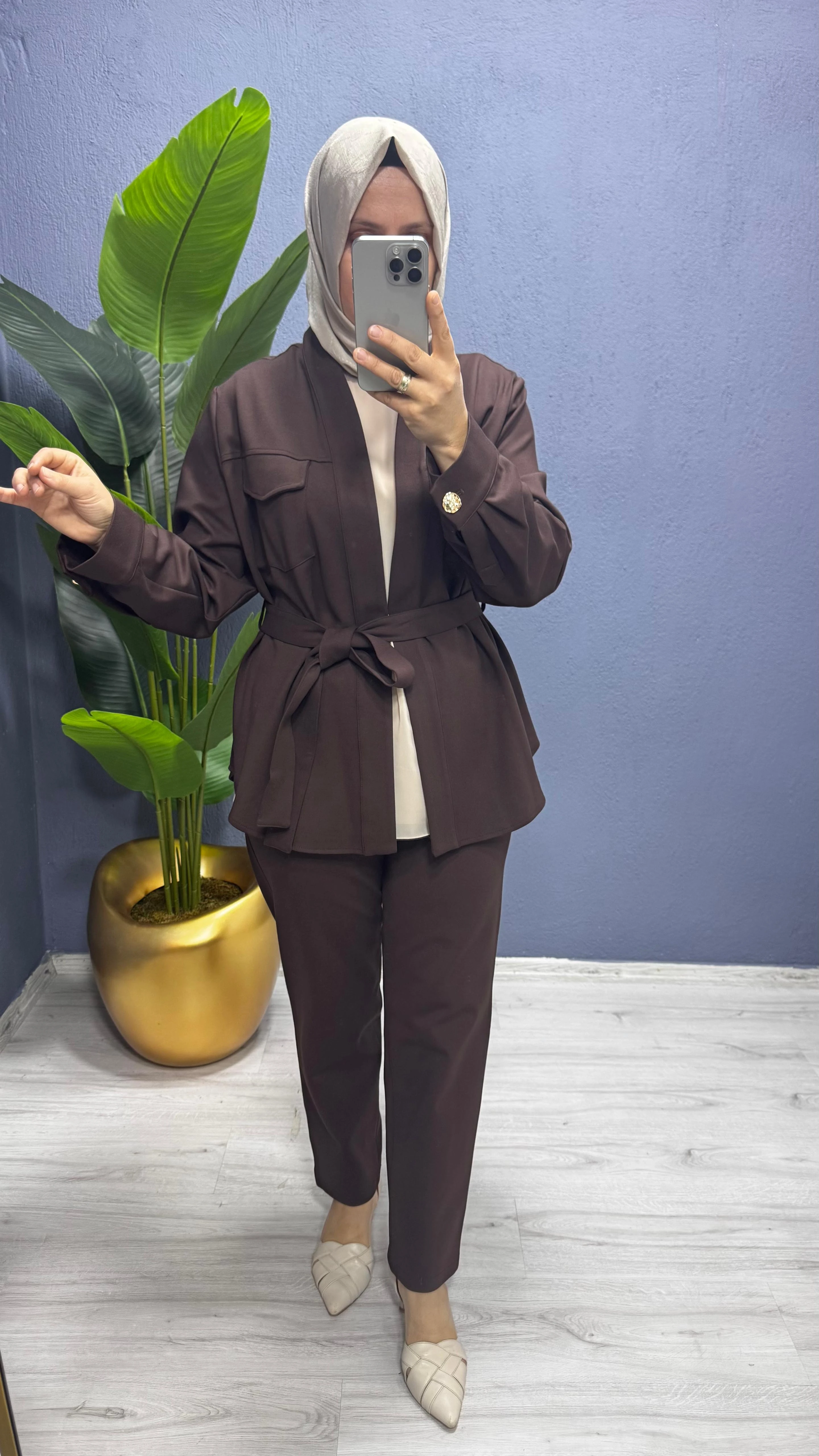 Ceremony Önü Açık Şal Yaka Ceket (w-6849)