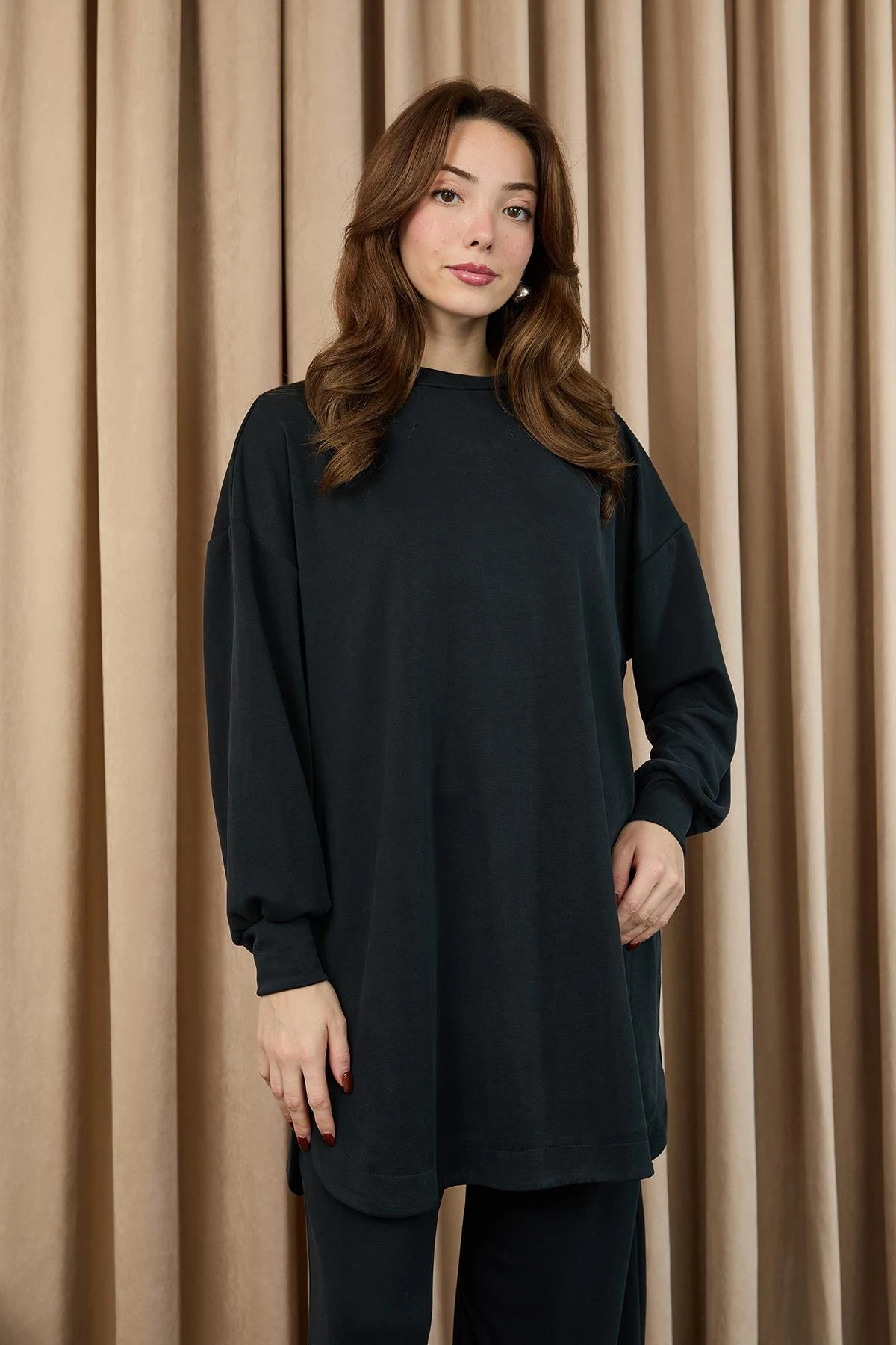 Puane Kadın Oversize Basic İkili Takım (14405)