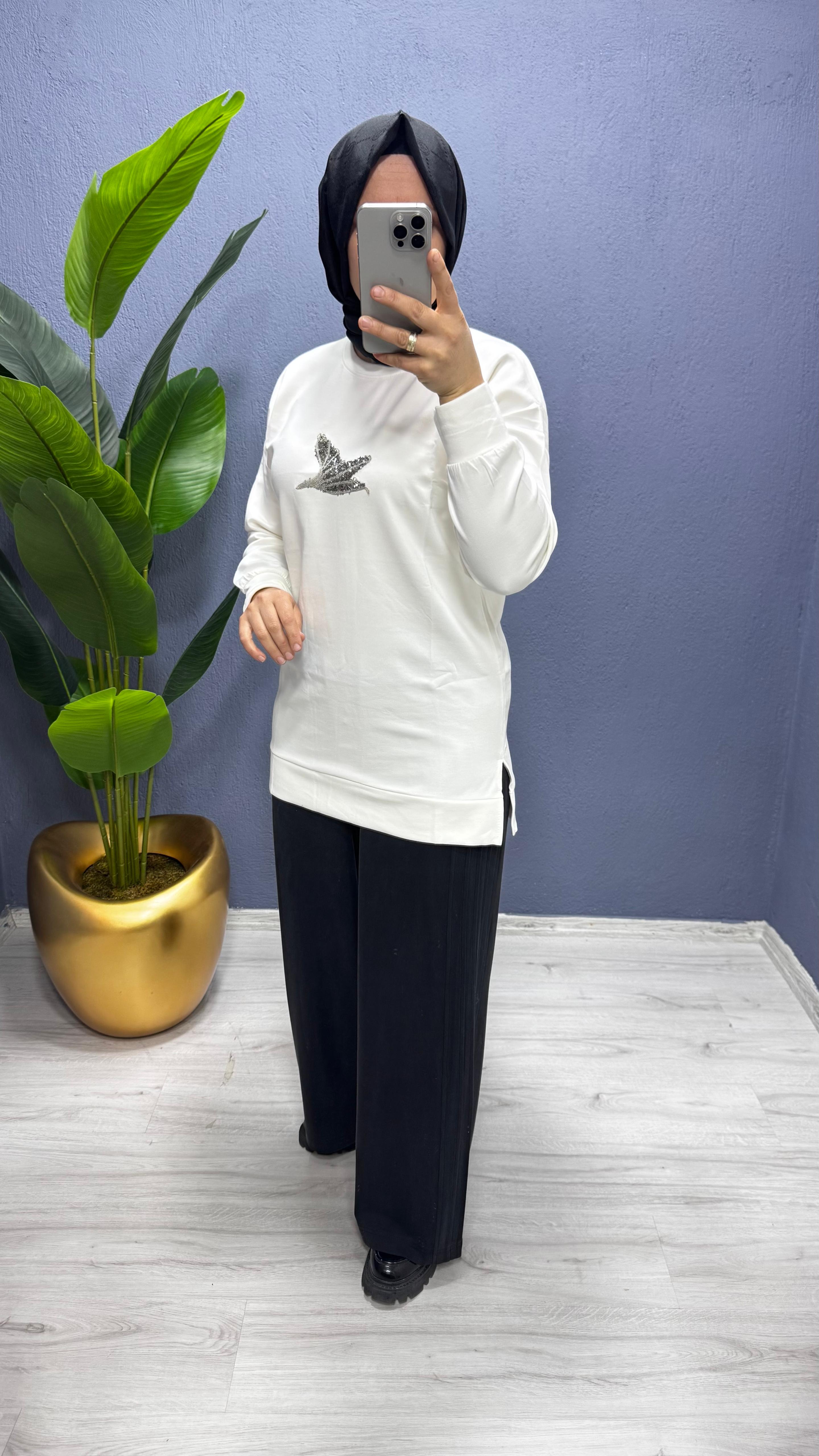 Sentez Doha Yanı Nevrülü  Pantolon (5622)