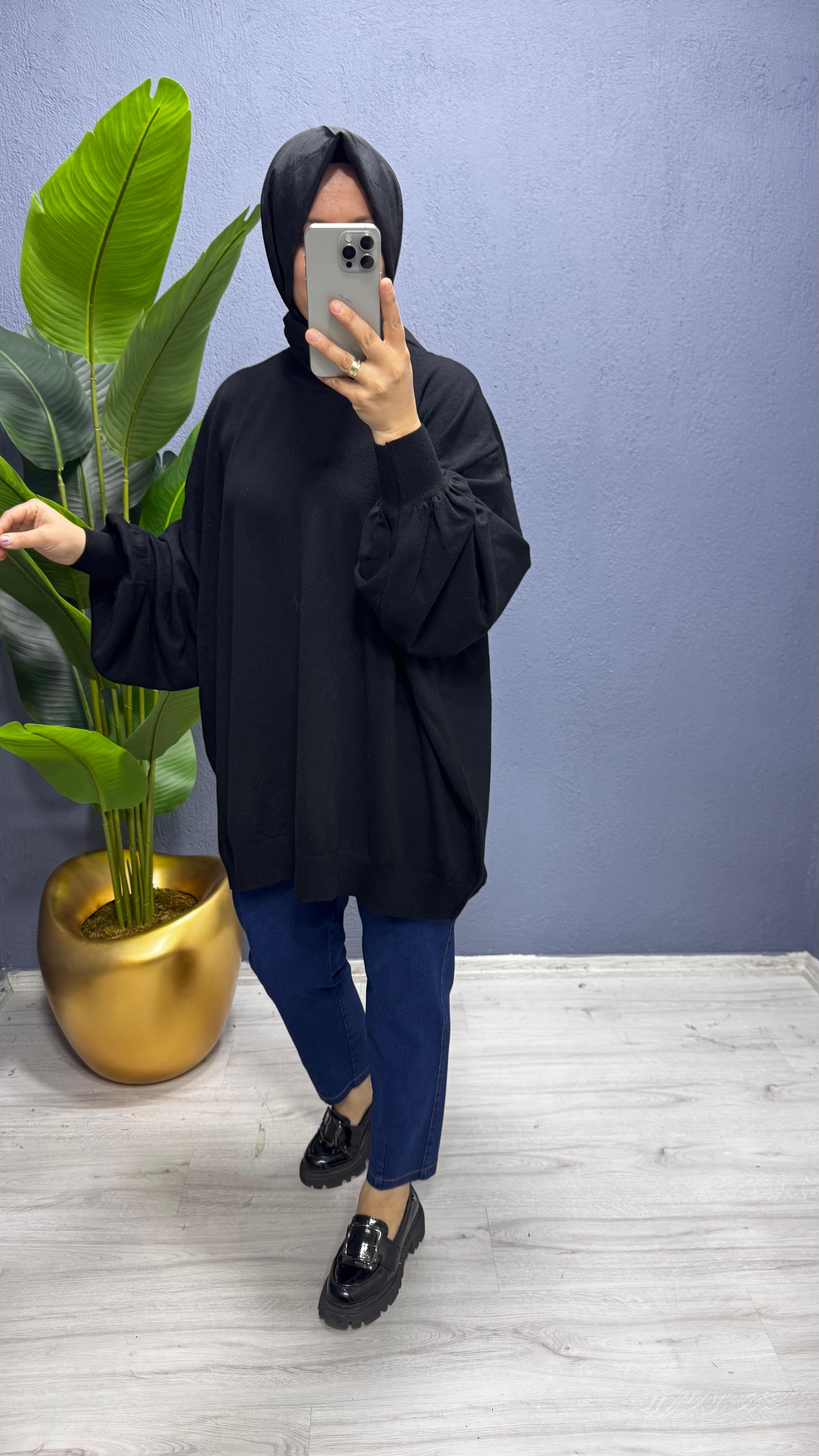 Ceremony İnci İşlemeli Yumoş Kısa Kazak 51100