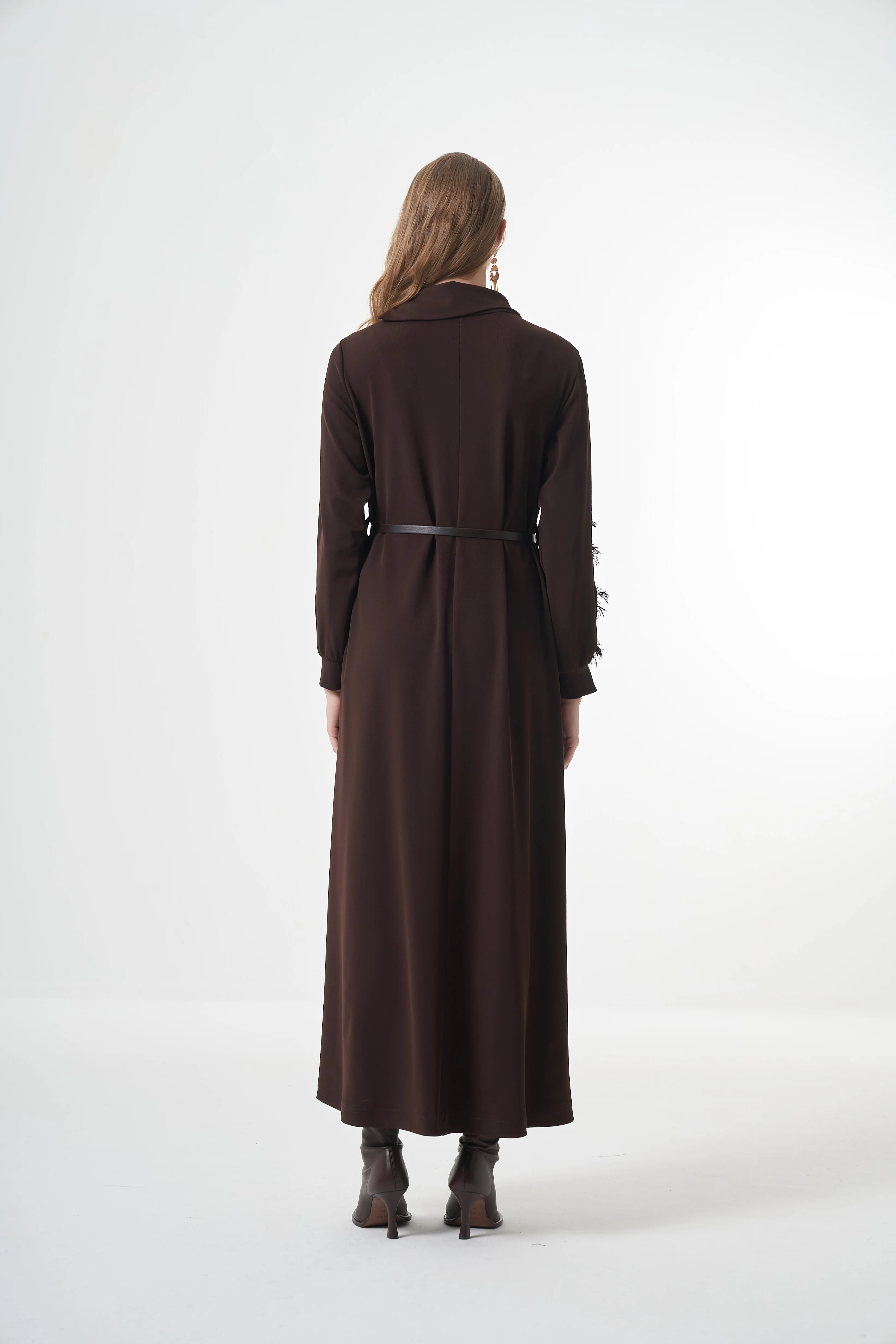 Misswhence Kadife Detaylı Elbise (38800)