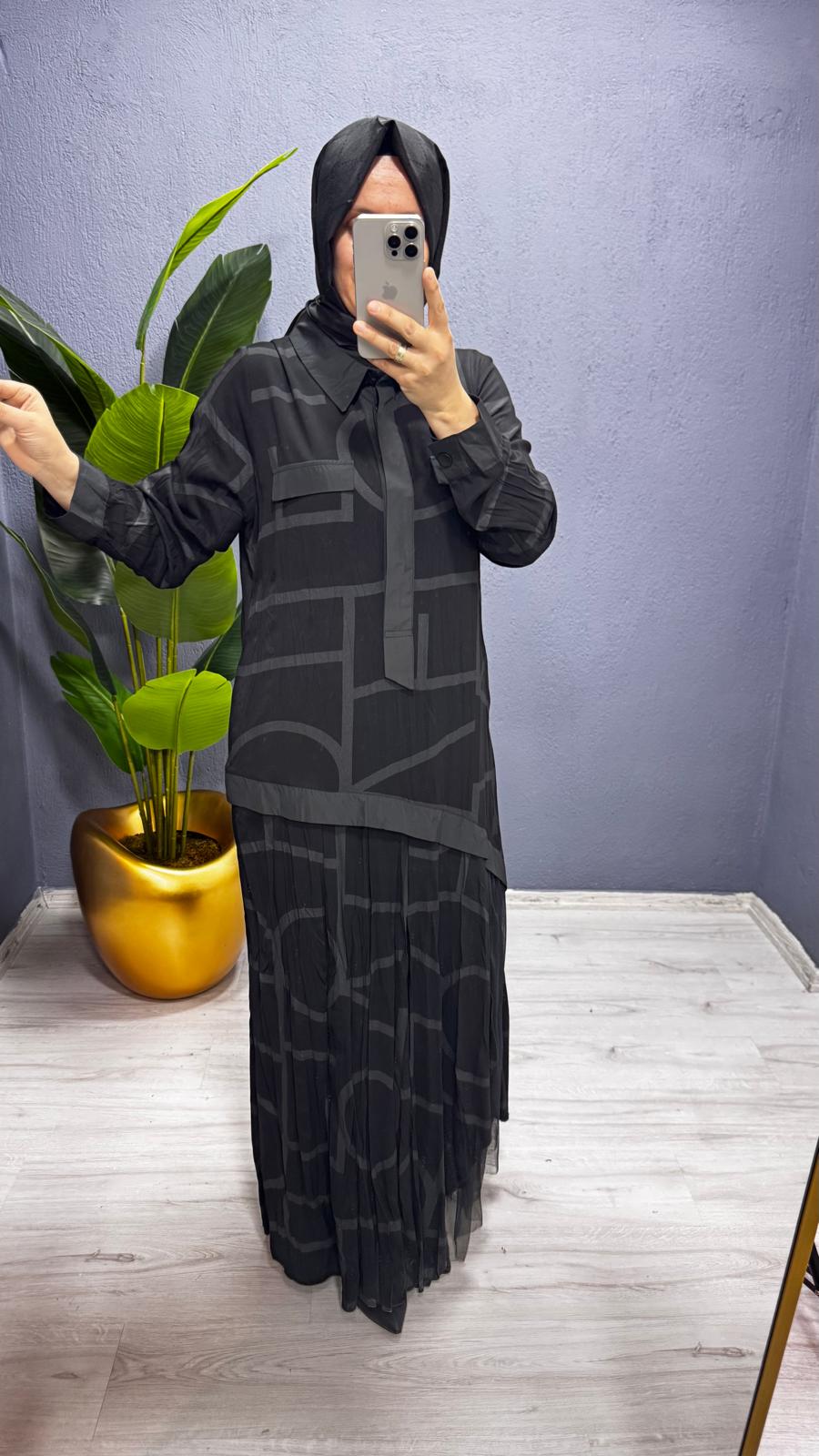 LissMore Elbise (5902) - Siyah