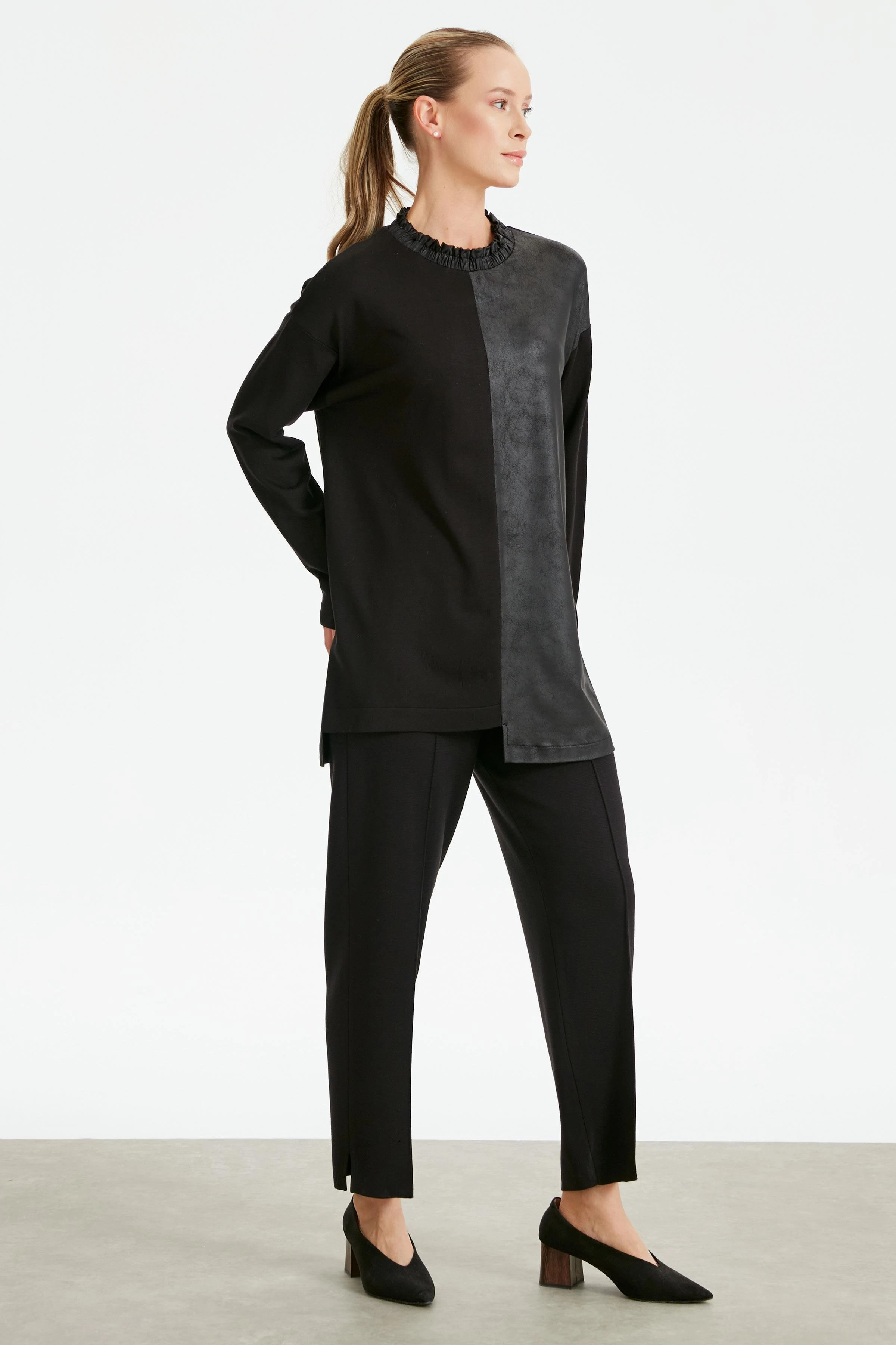 Tığ Triko Deri Kombinli Takım TKM.2157201