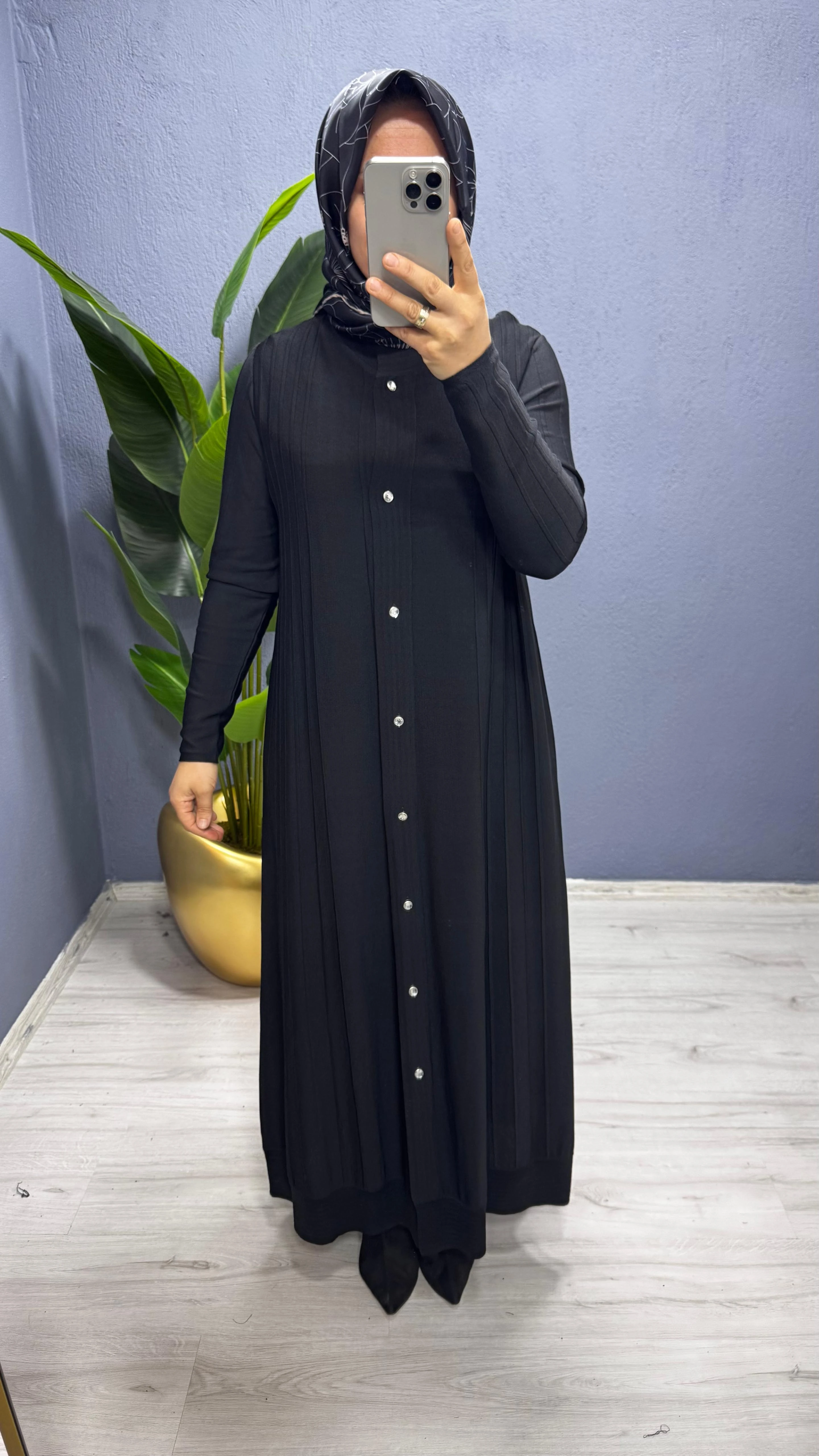 Tığ Triko Nervür Detaylı Max Boy Triko Rayon Hırka  (HRK.21842,2)