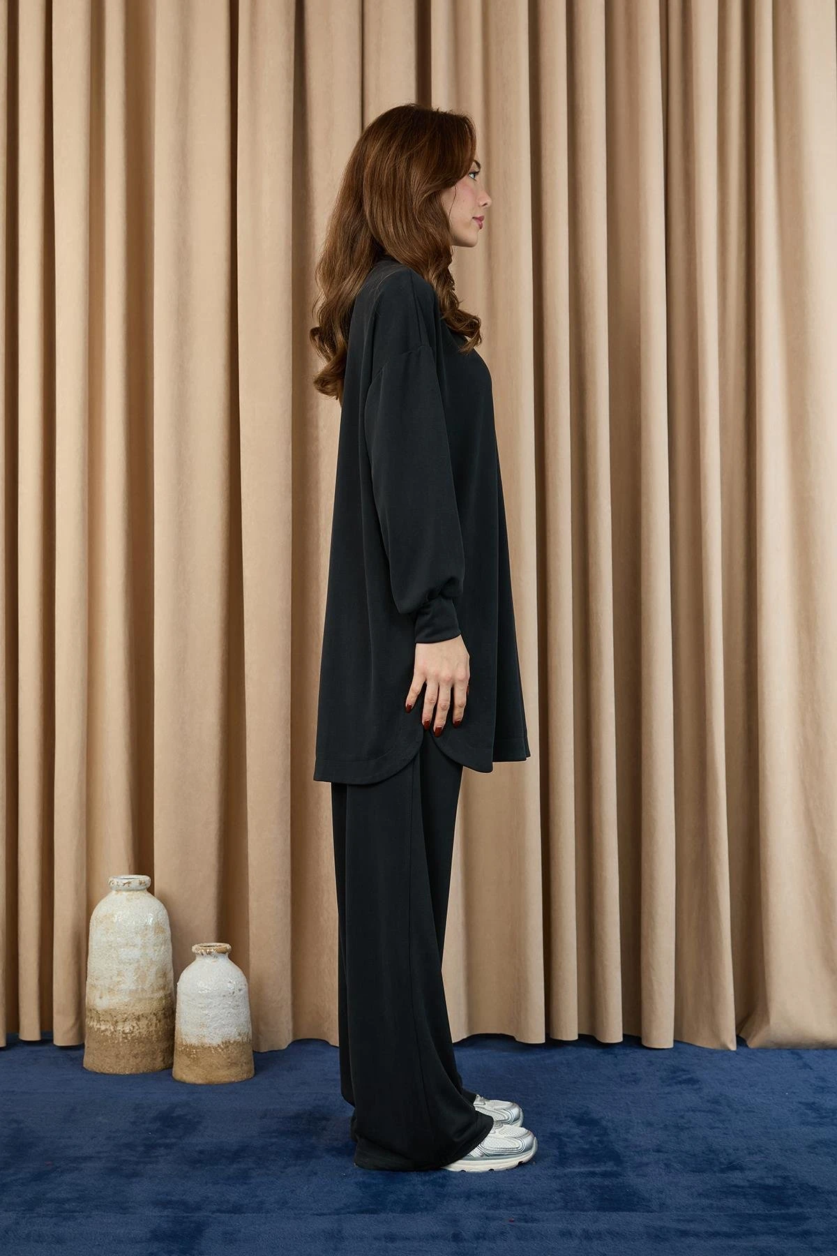 Puane Kadın Oversize Basic İkili Takım (14405)