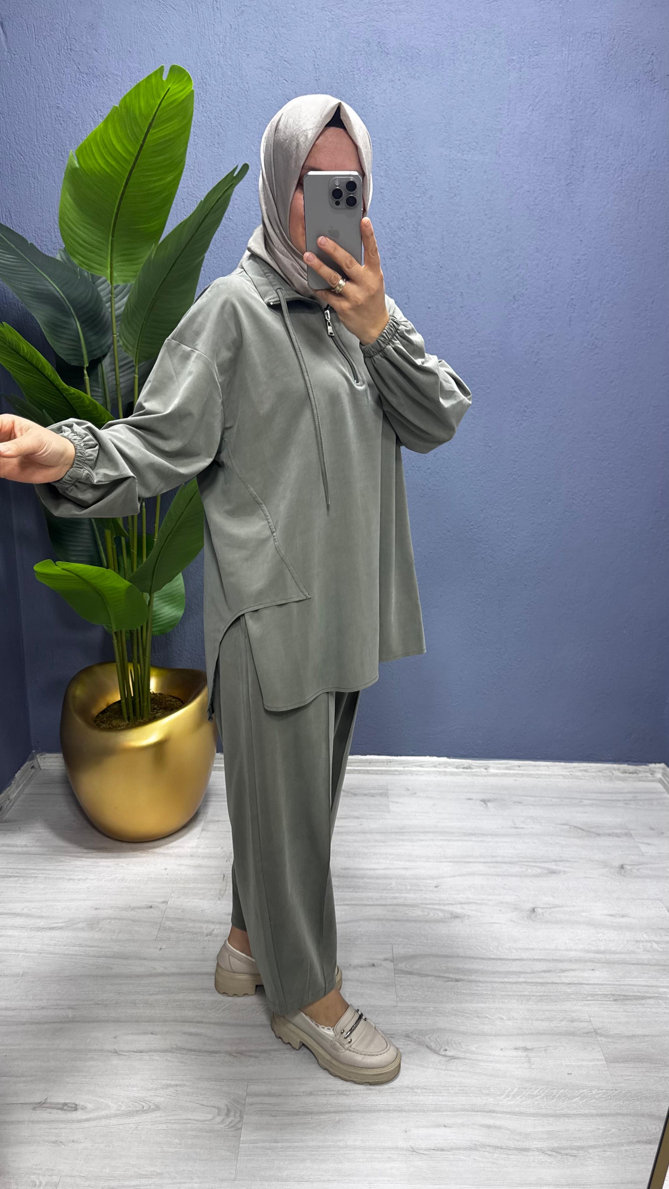 My Magazin Tensel Pantolonlu Takım (4397)