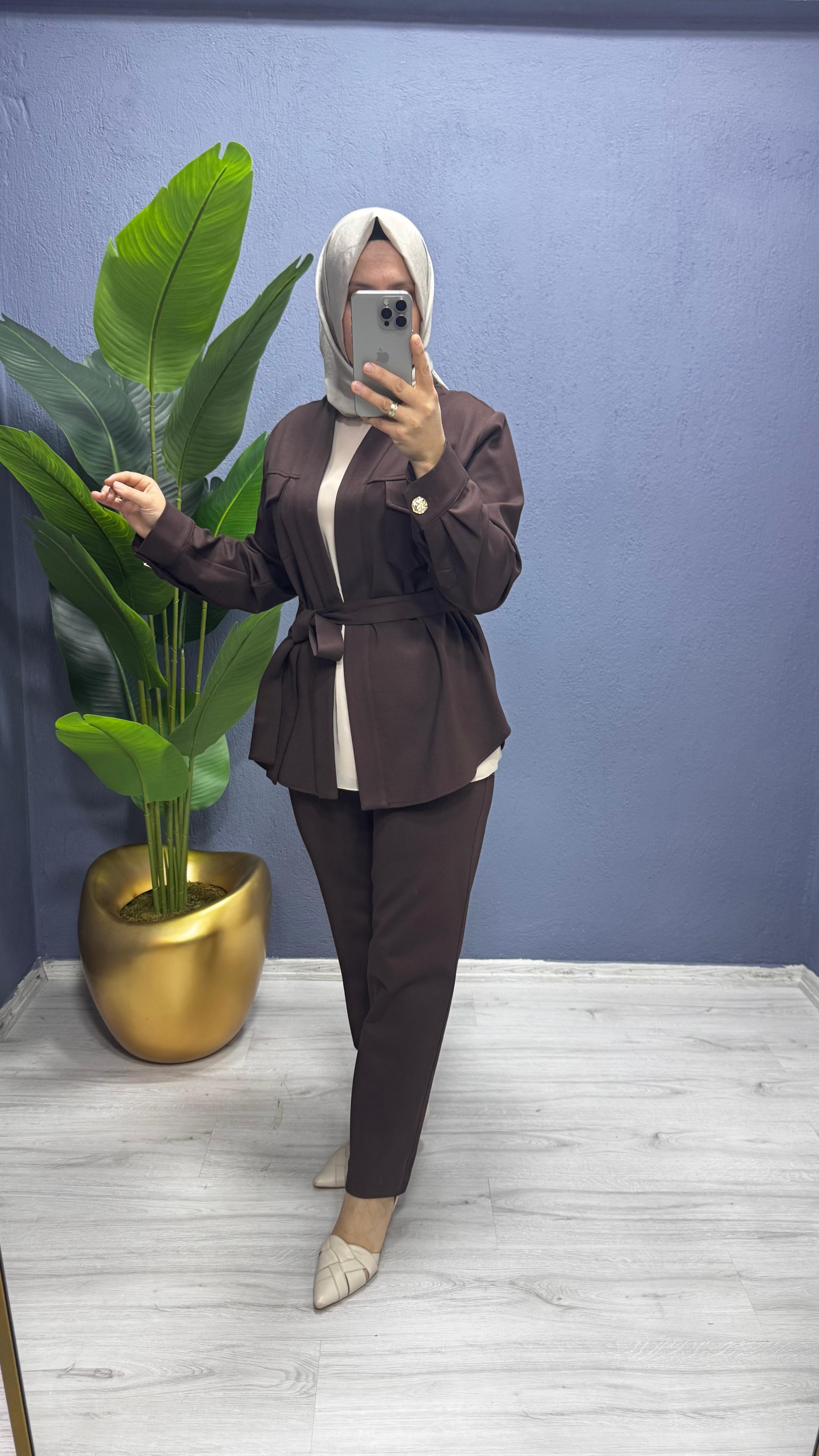 Ceremony Önü Açık Şal Yaka Ceket (w-6849)