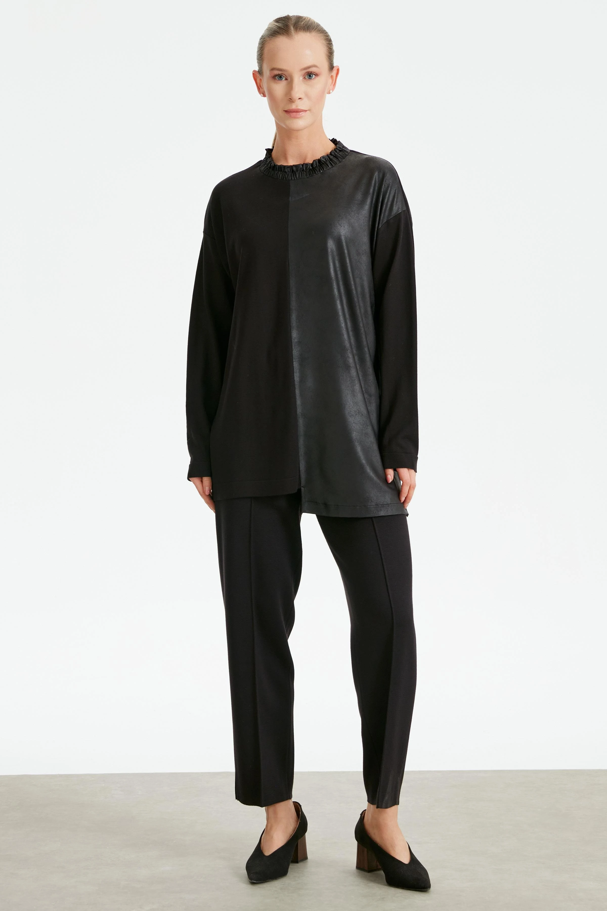 Tığ Triko Deri Kombinli Takım TKM.2157201