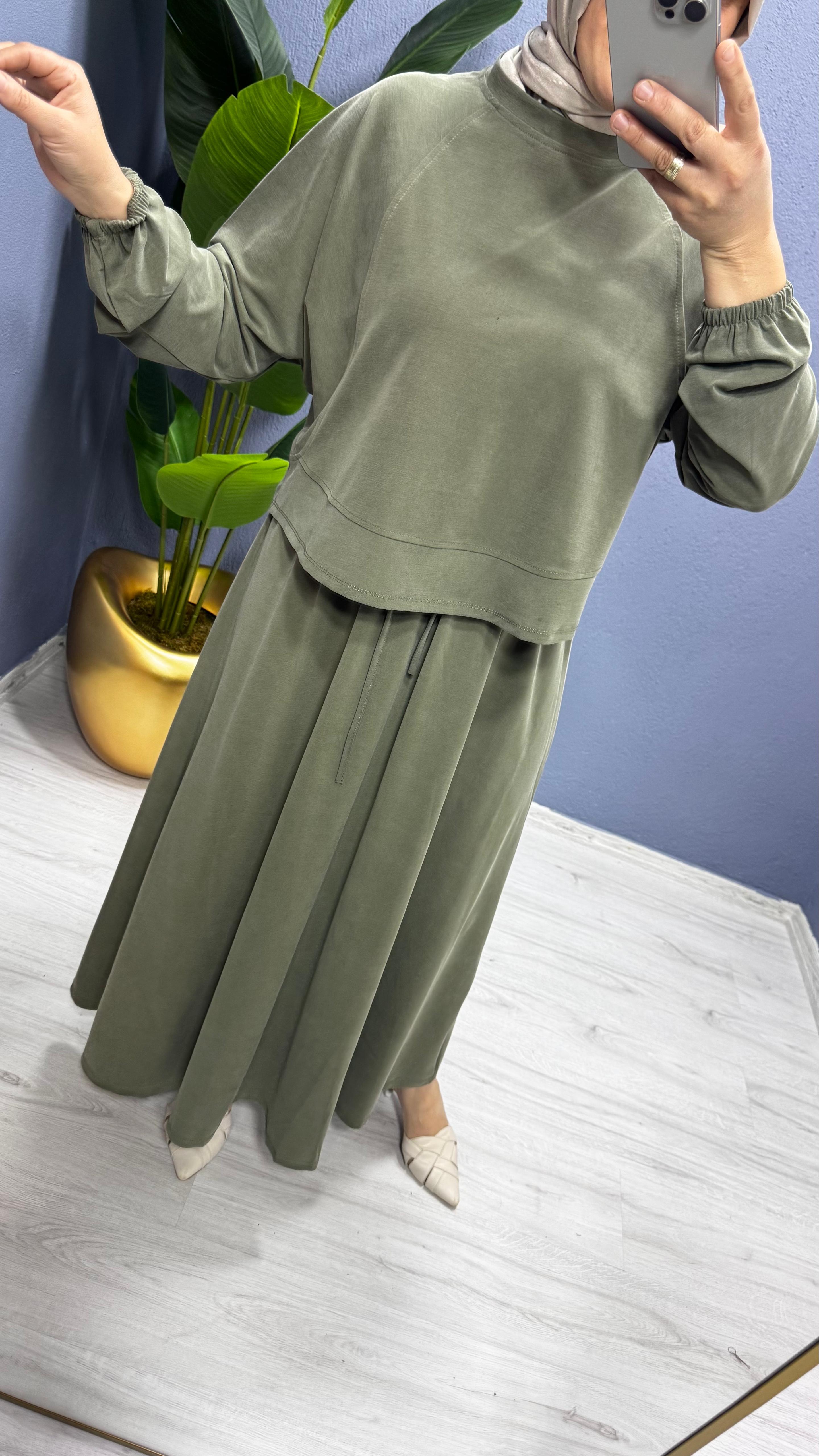 My Magazin Tensel Etekli Takım (7413)