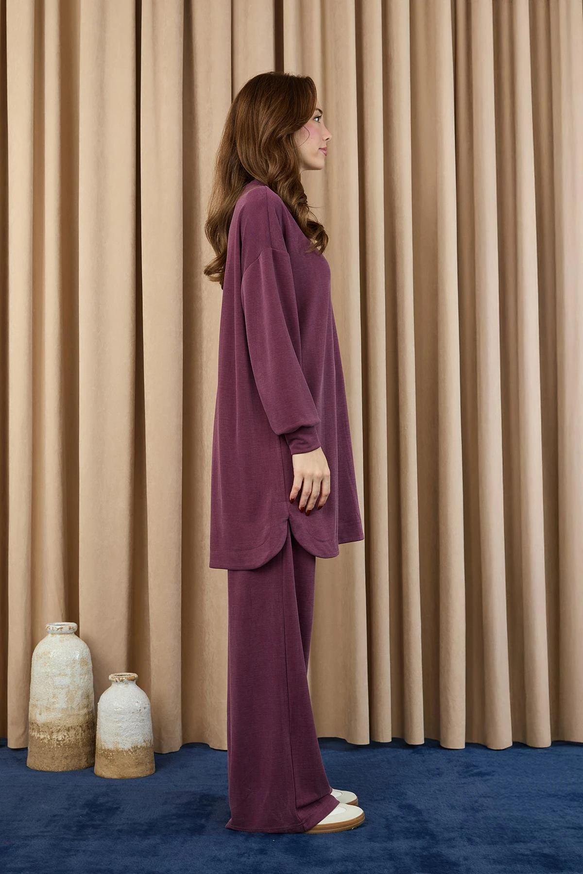 Puane Kadın Oversize Basic İkili Takım (14405)