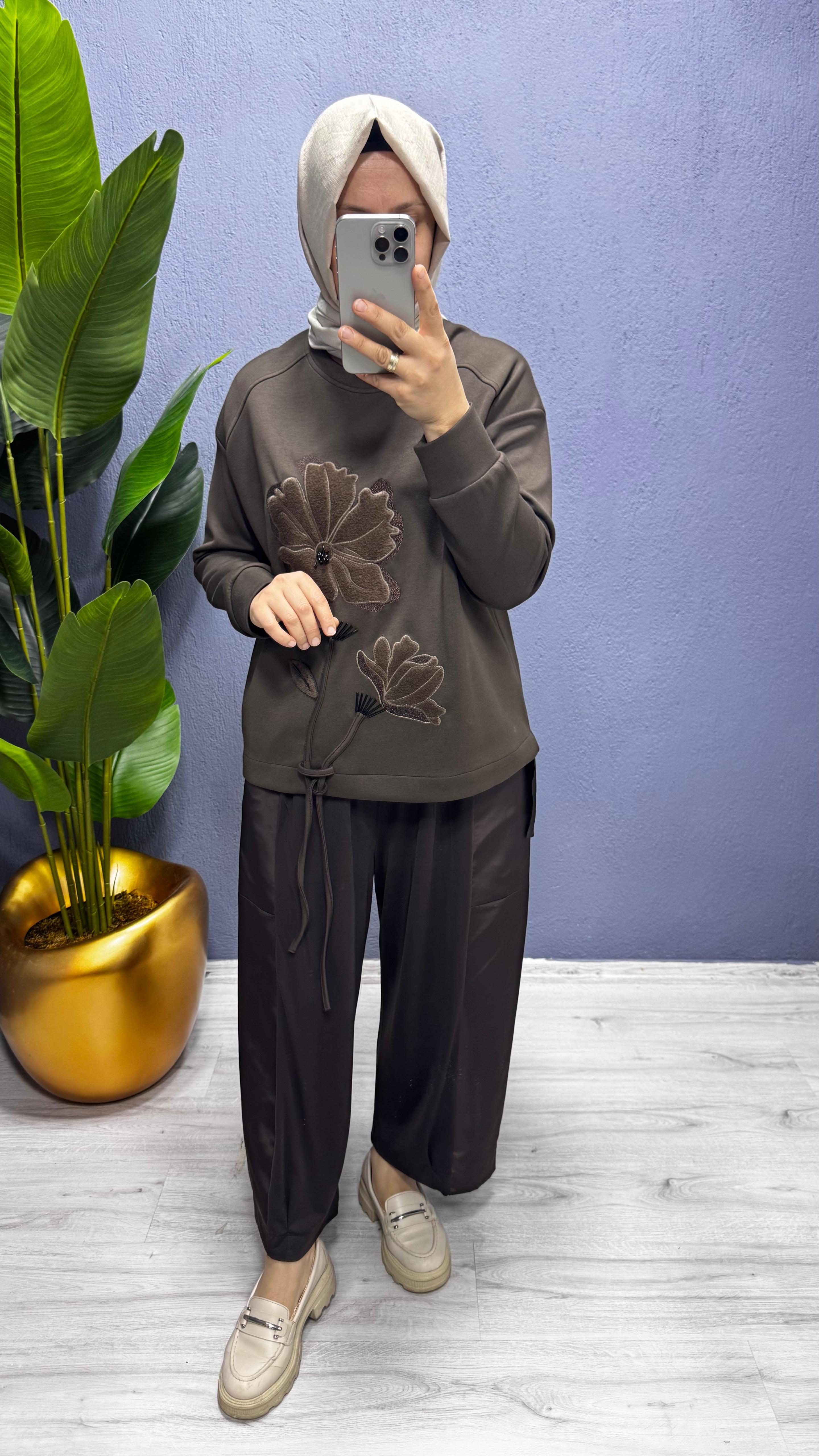 Sentez Naura Konbinli  Pantolon (5608)