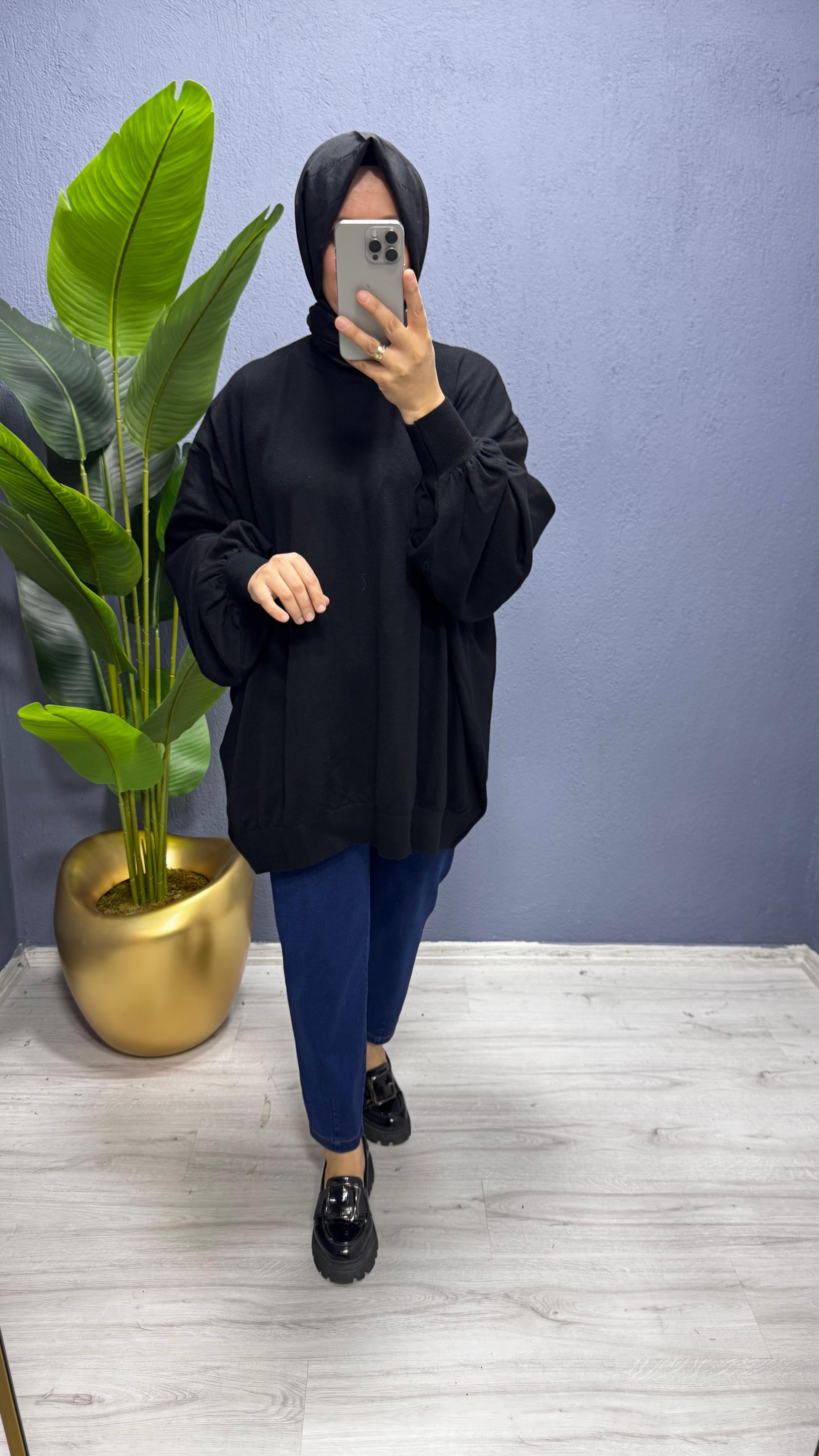 Ceremony İnci İşlemeli Yumoş Kısa Kazak 51100