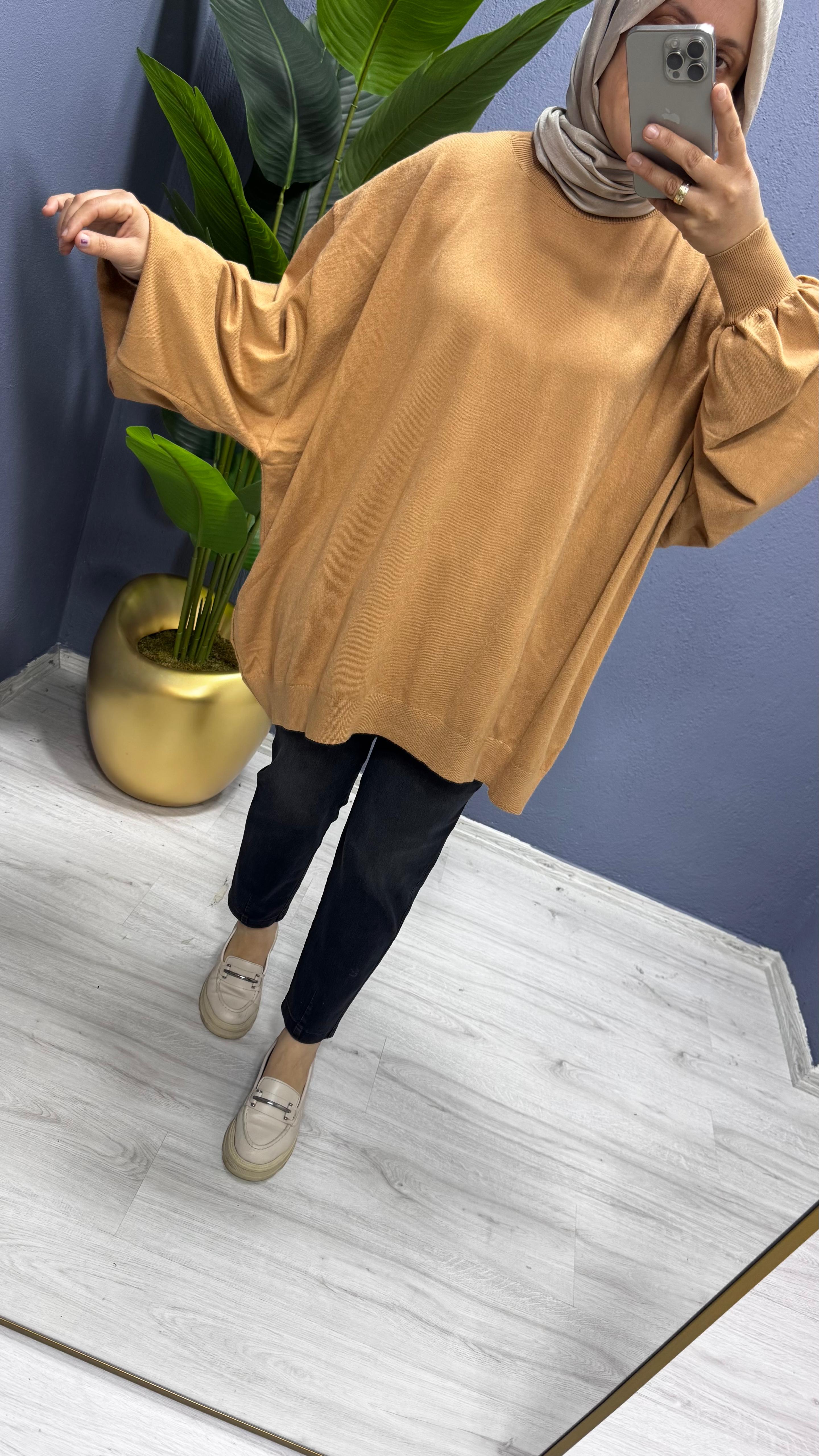 Ceremony İnci İşlemeli Yumoş Kısa Kazak 51100