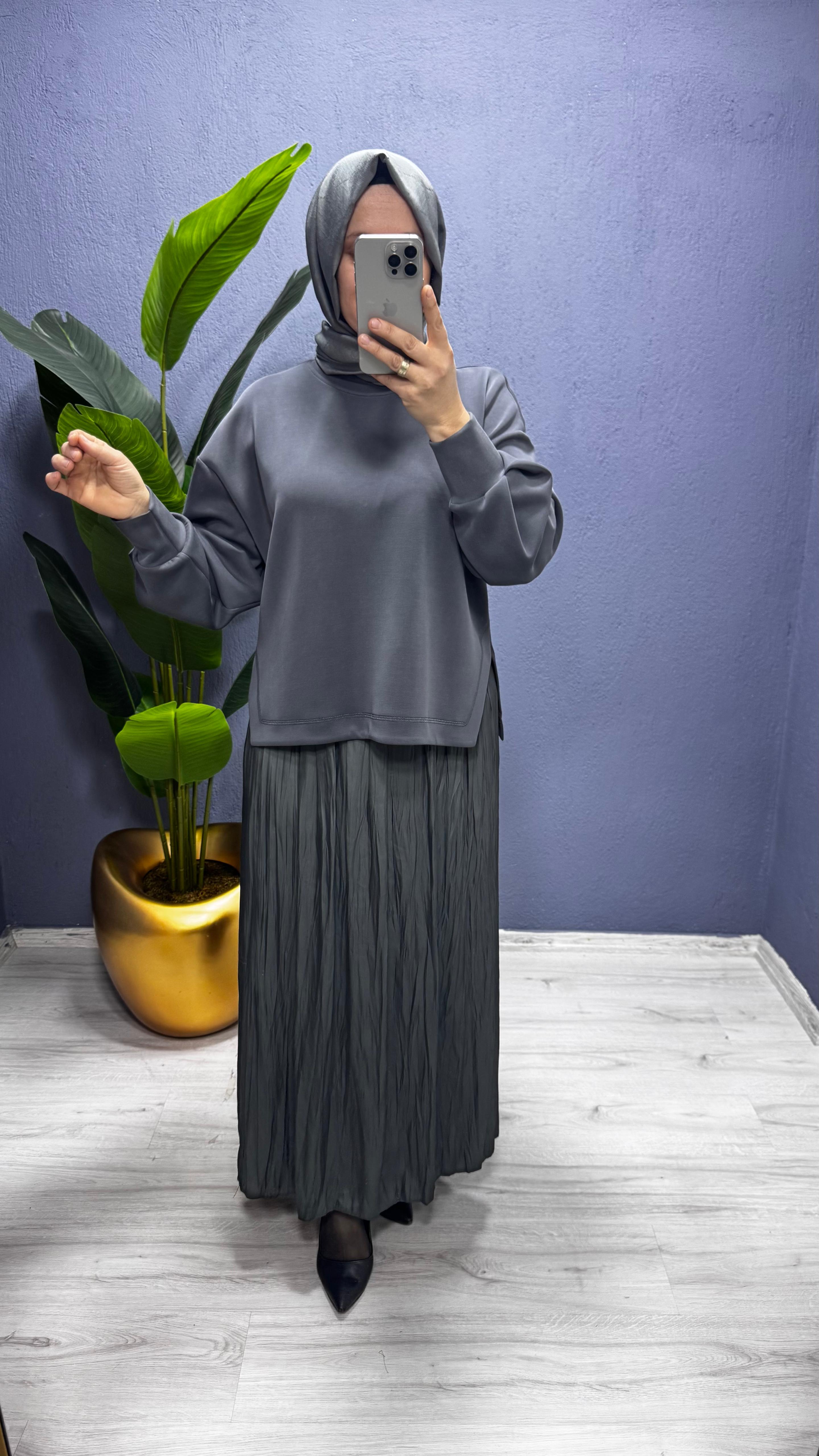 Tığ Triko   Etekli  Takım TKM.5045.01