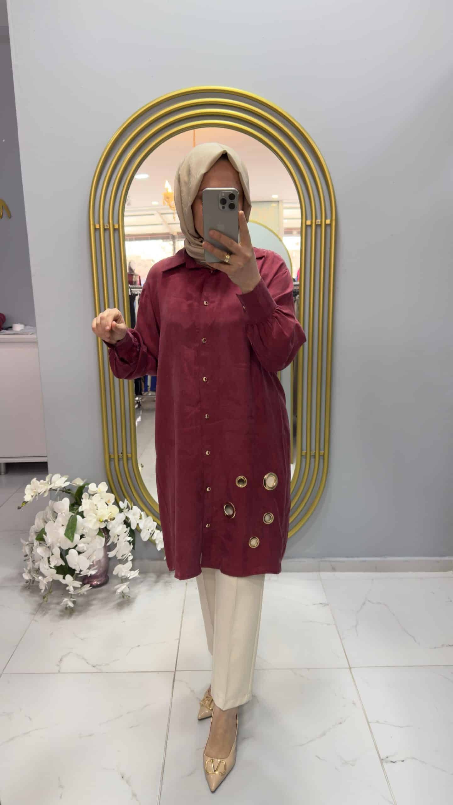 Redshe İpek Kupra Tunik (21793)