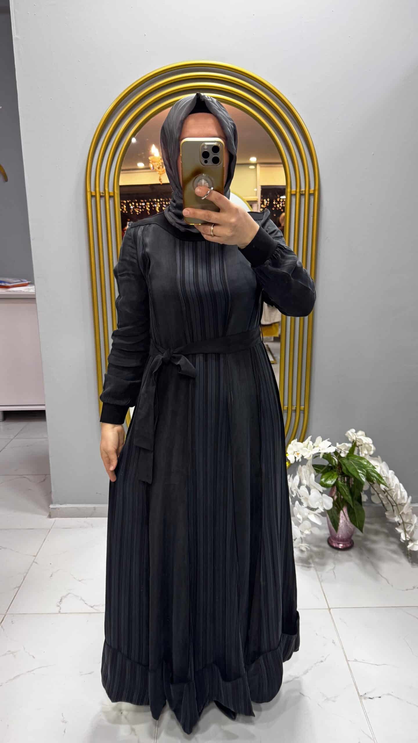 Misswhence Cupro Elbise (36820)
