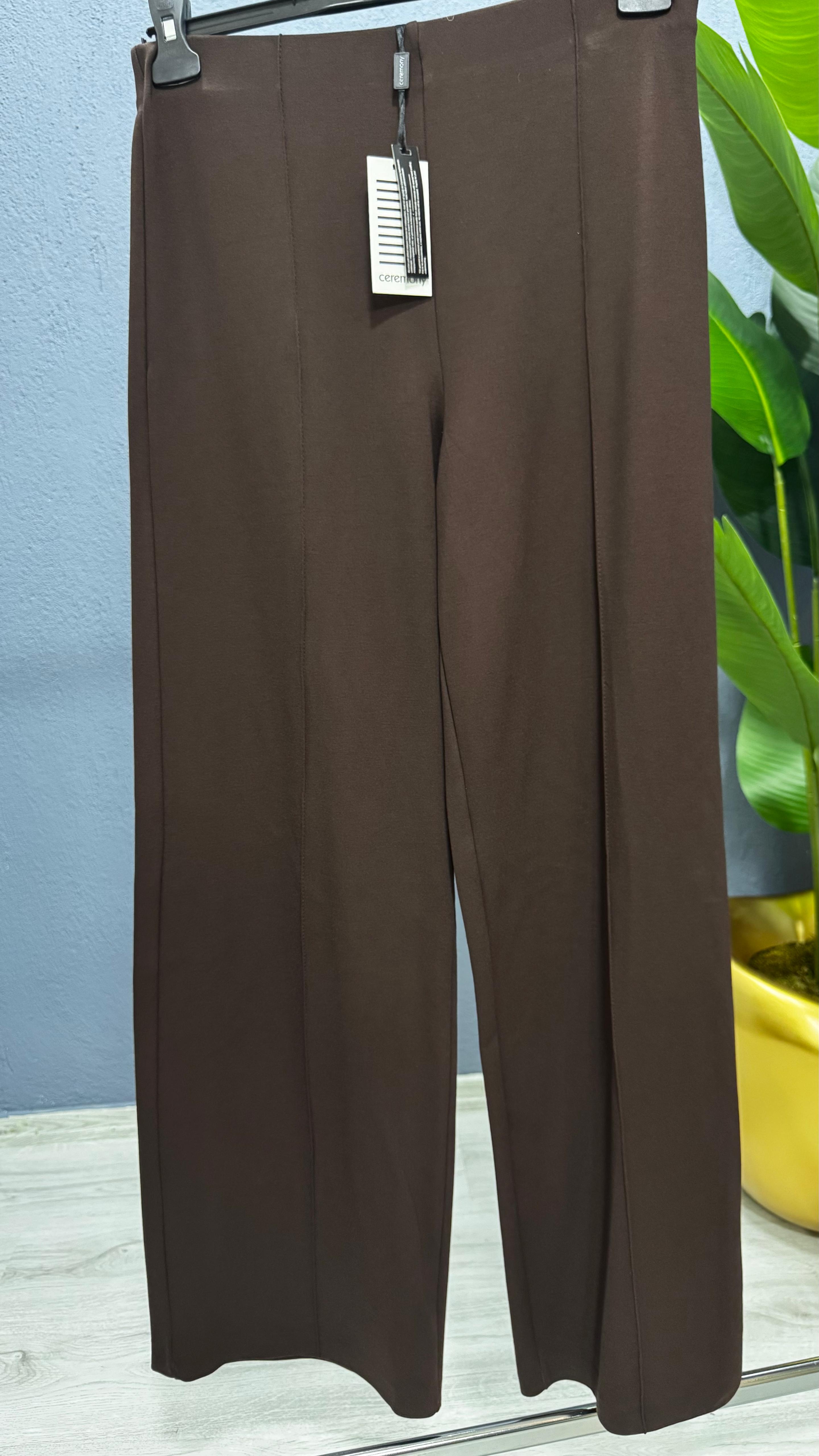 Ceremony Nevrülü Kemersiz Çelik Pantolon (w-6318)