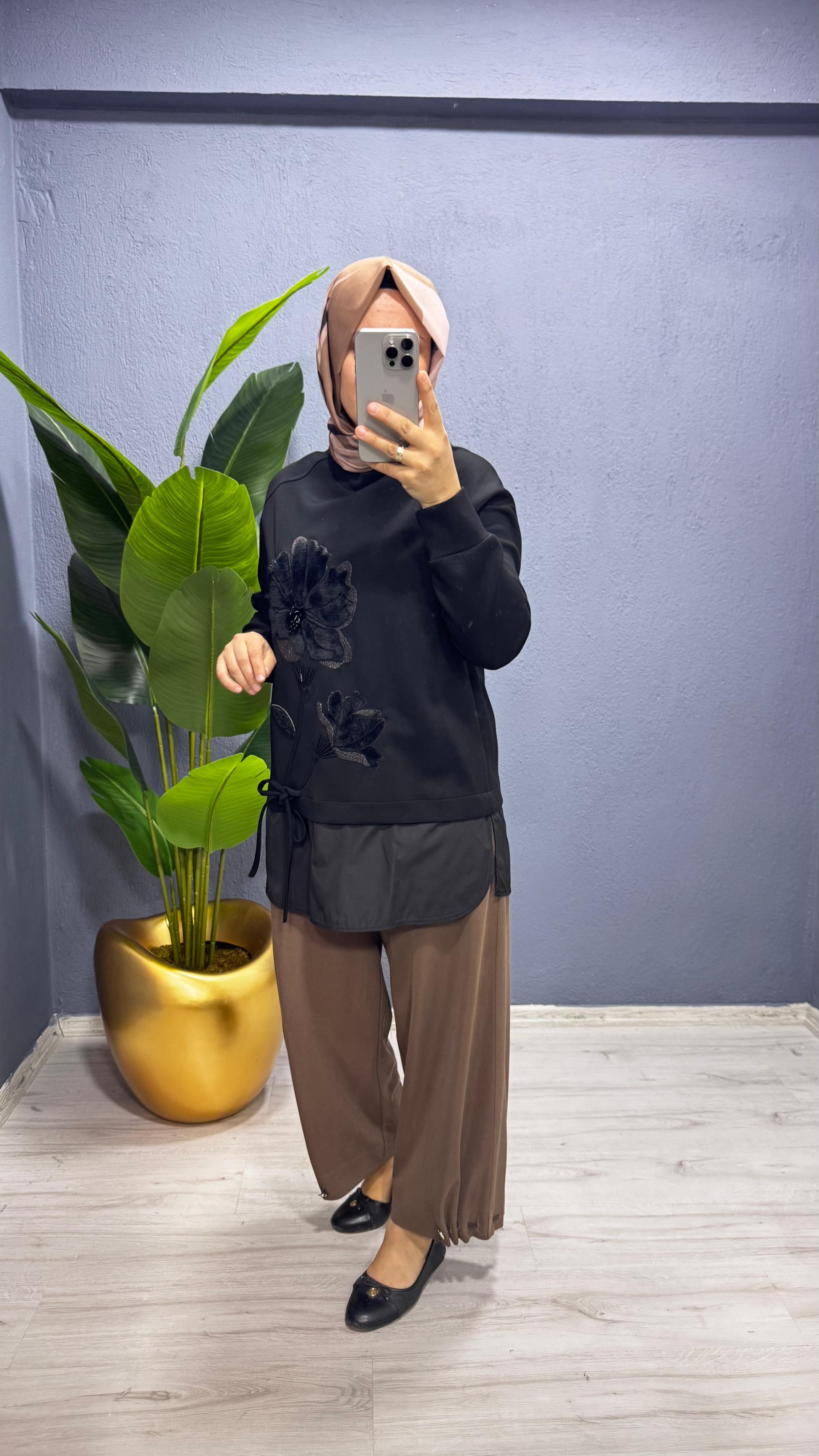 Sentez Naura Konbinli  Pantolon (5608)