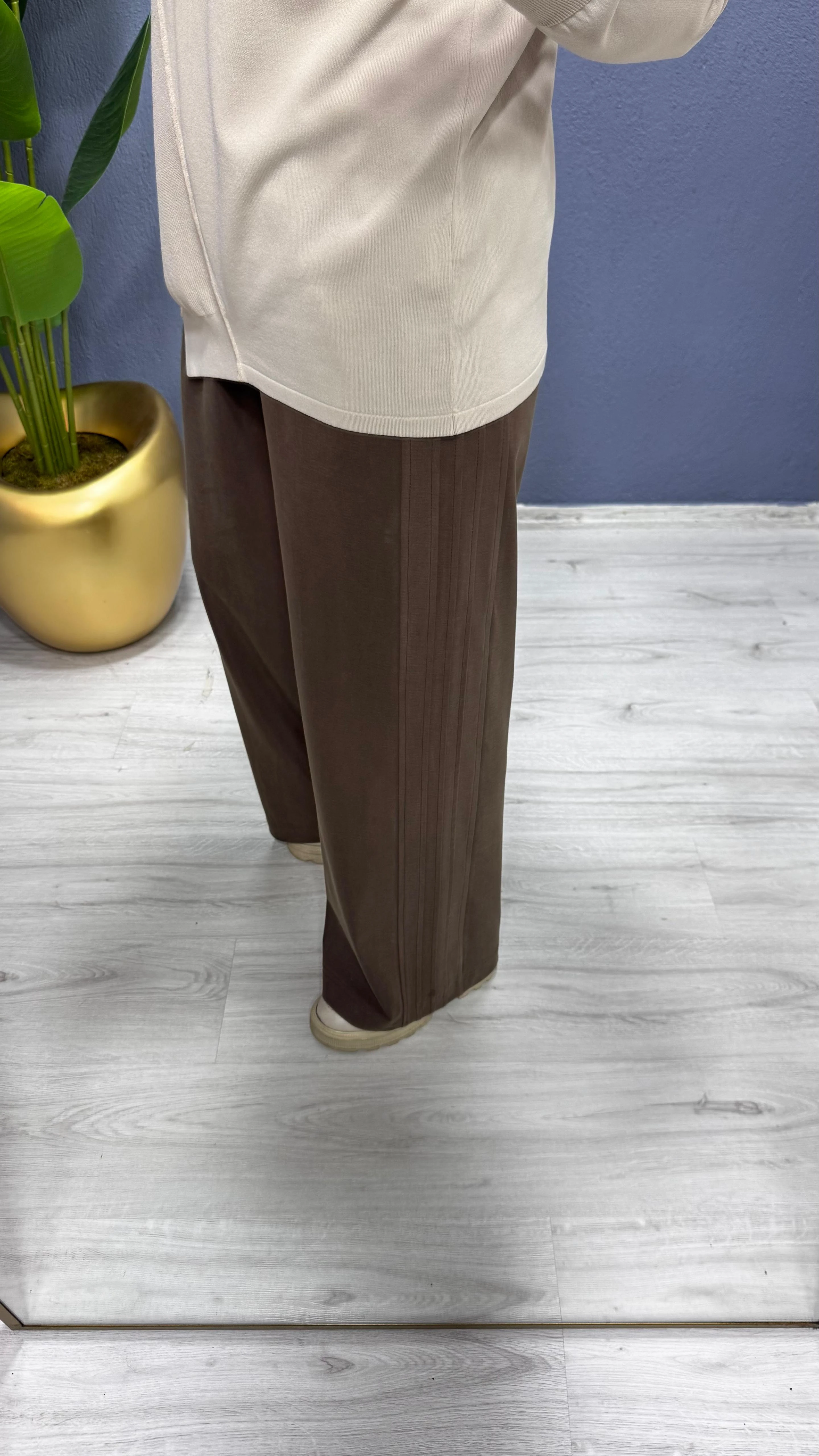 Sentez Doha Yanı Nevrülü  Pantolon (5622)