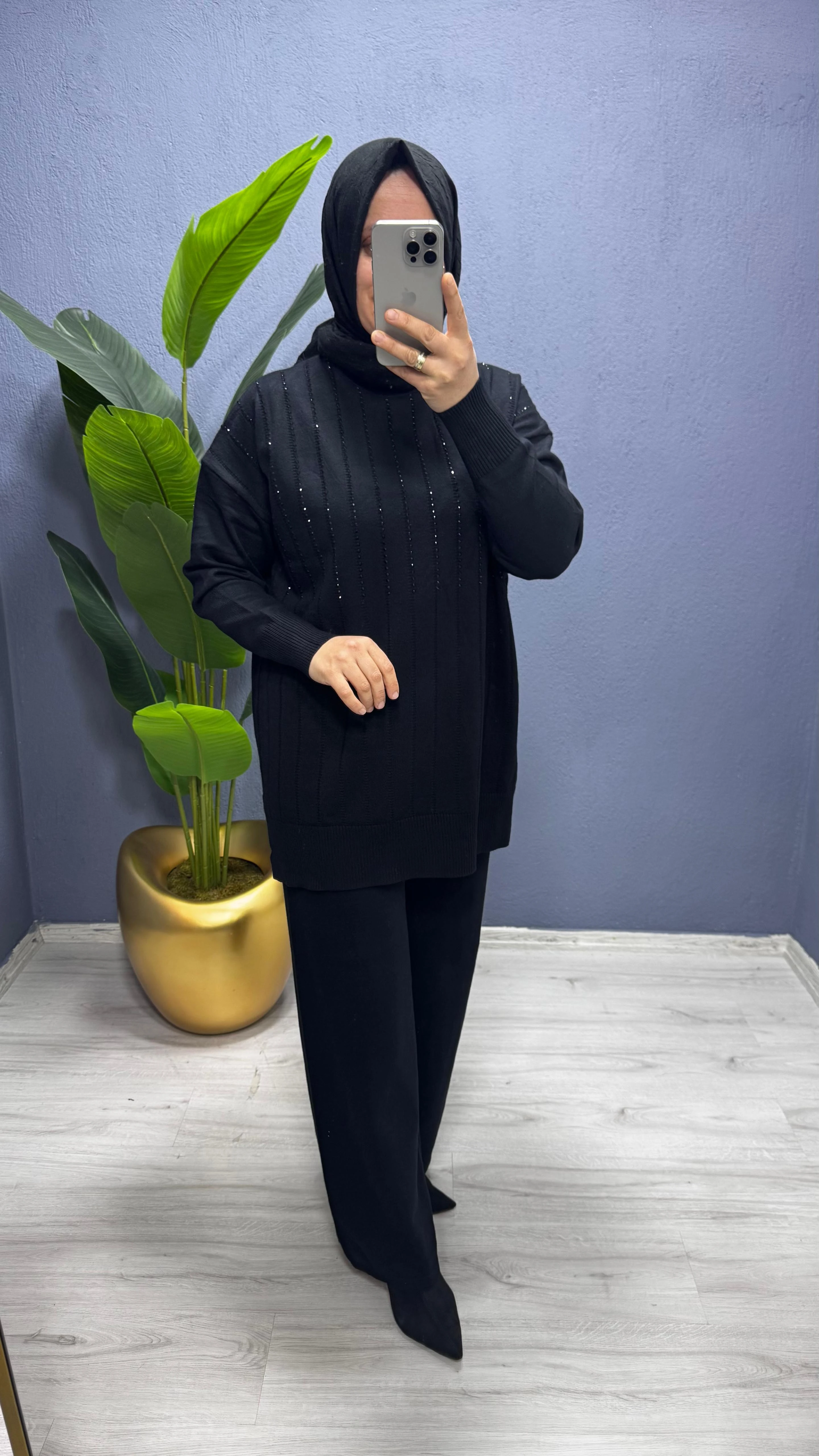 Fuat Gürşen  Triko Pantolonlu Takım 4350