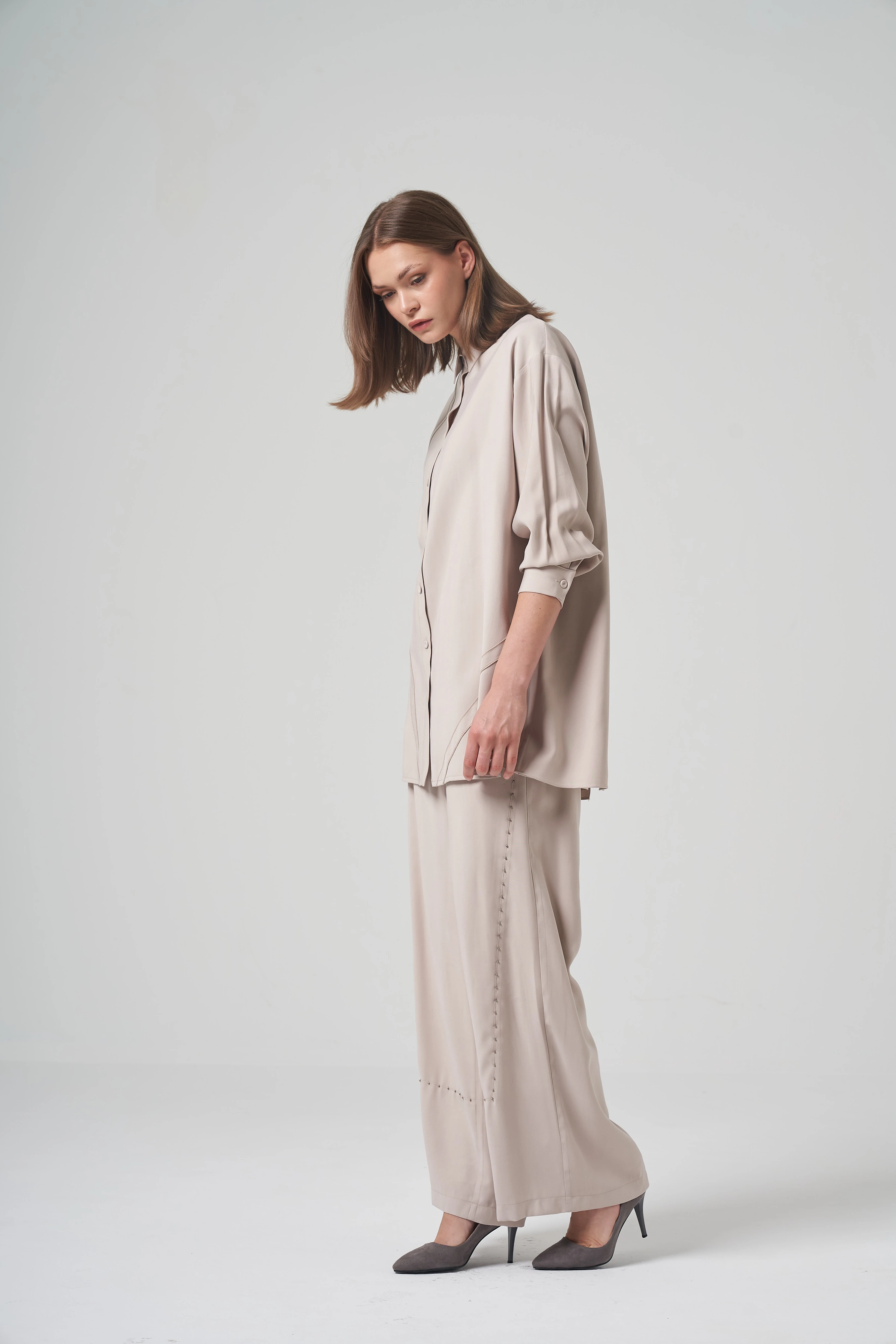 Ceremony Önü Şerit Detaylı Pant.Takım (6906)