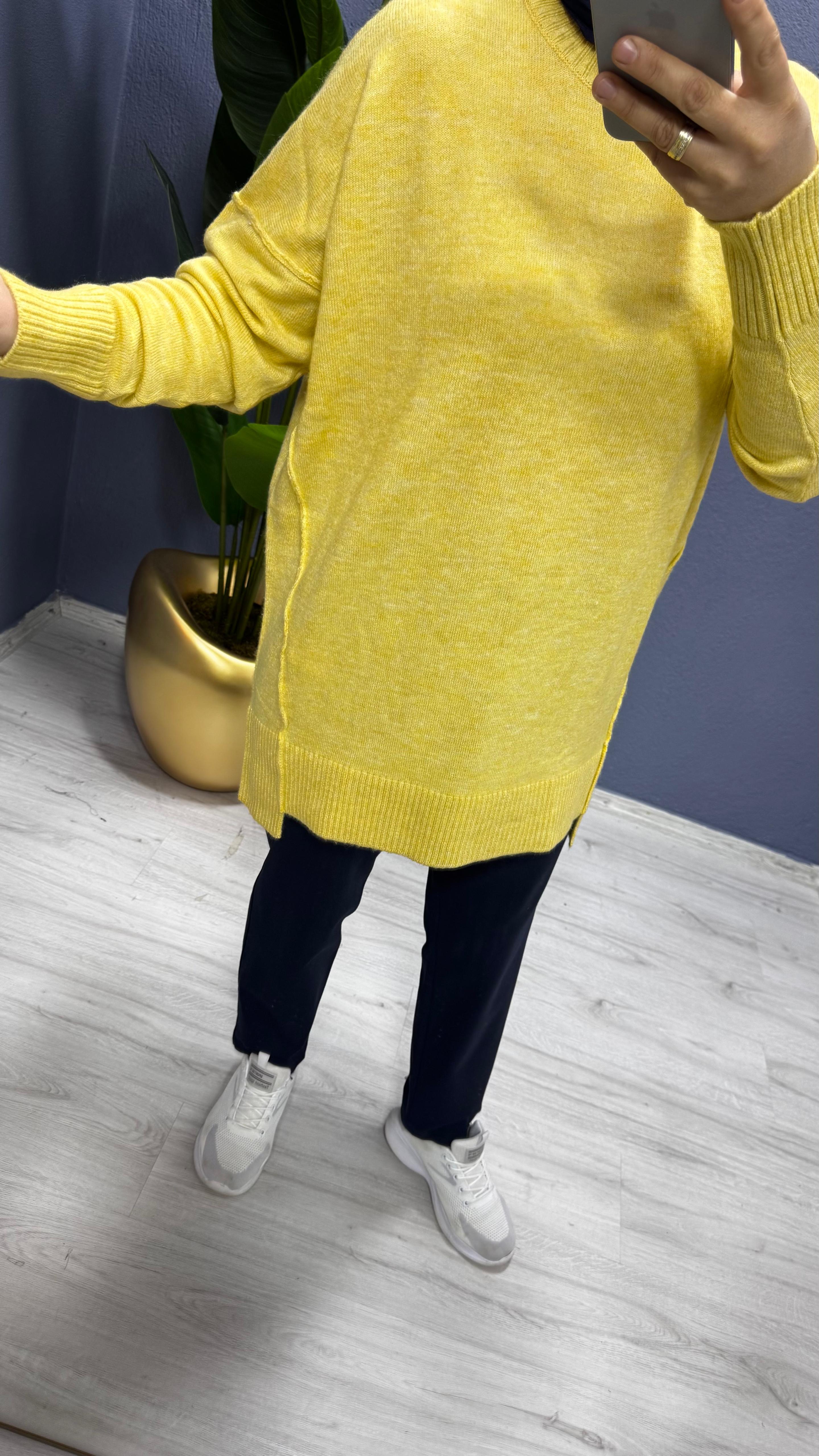 Tığ Triko Dikiş Detaylı Basıc Triko (TNK.21460.1)