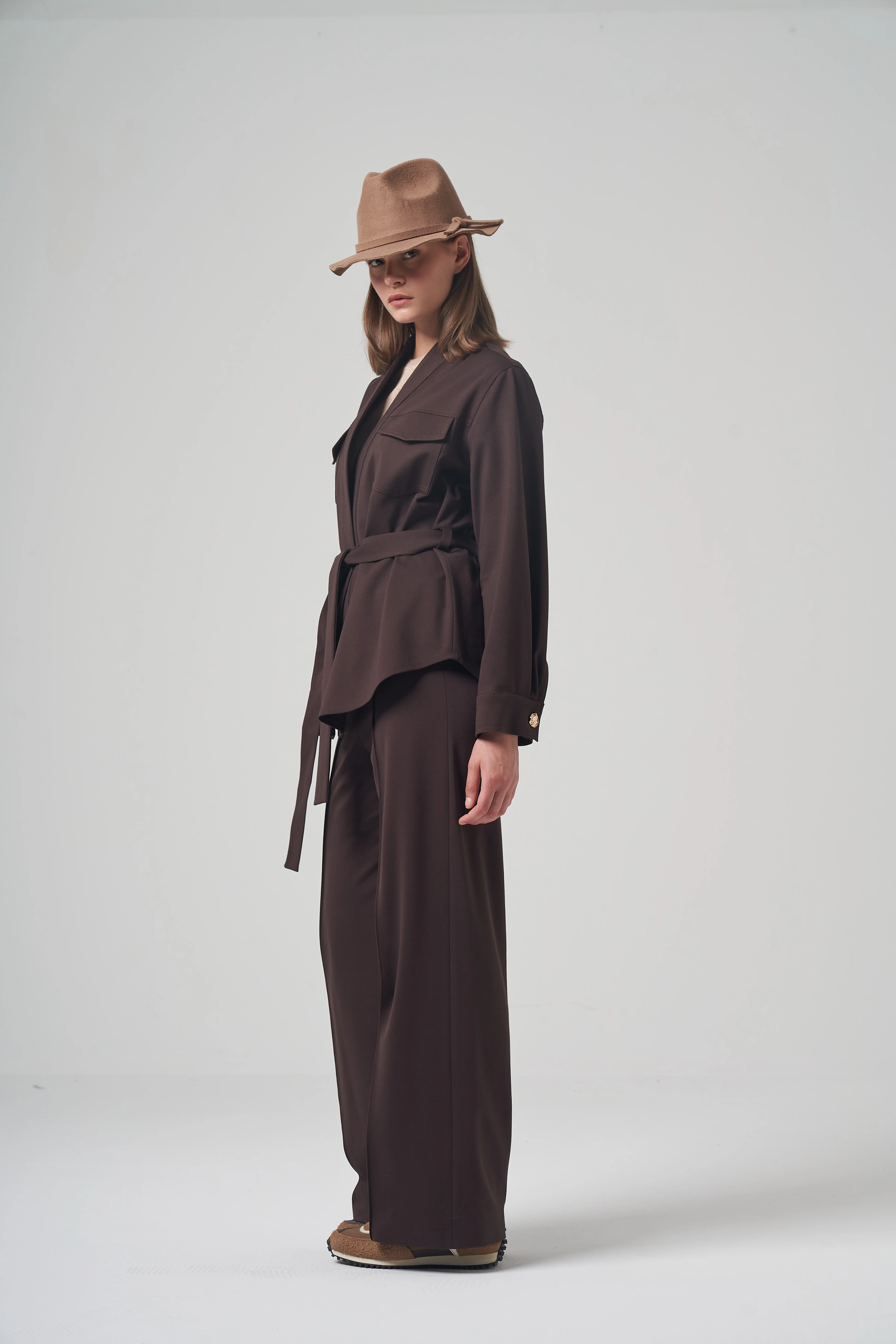 Ceremony Önü Açık Şal Yaka Ceket (w-6849)