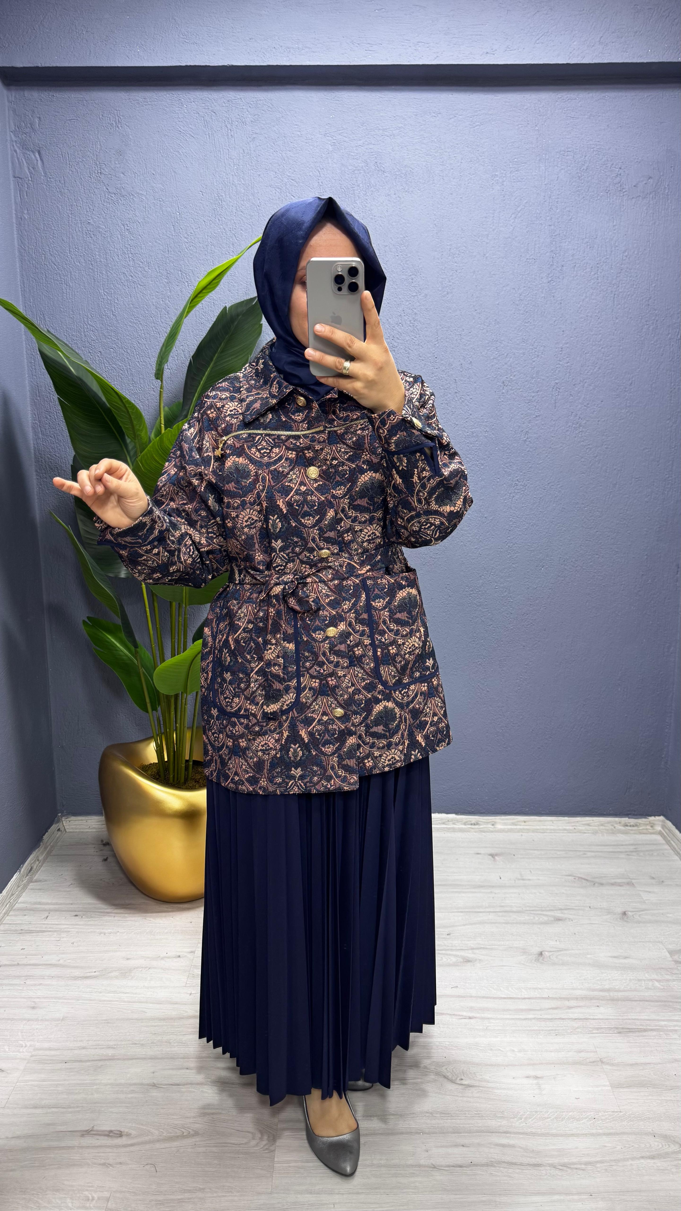 MARCHA  OTANTİK DESENLİ KAP(10835)