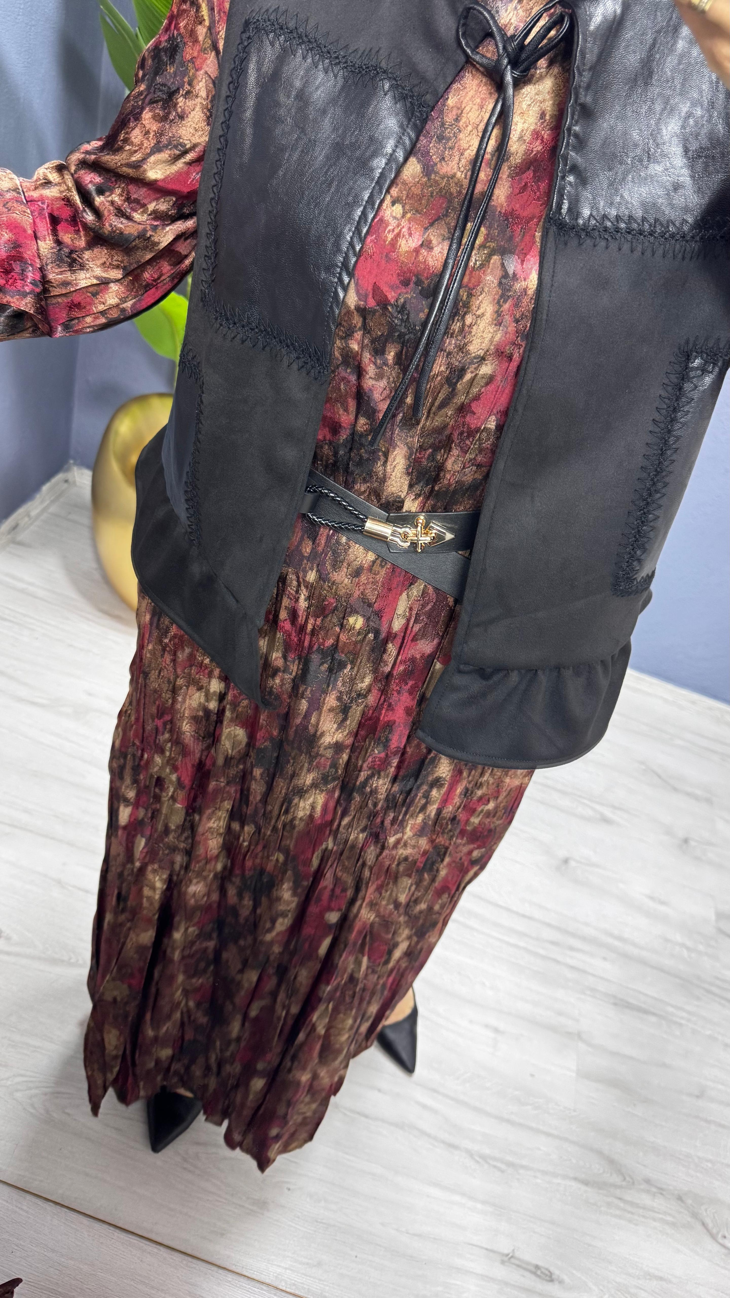 LissMore  Yelekli Elbise (6091)