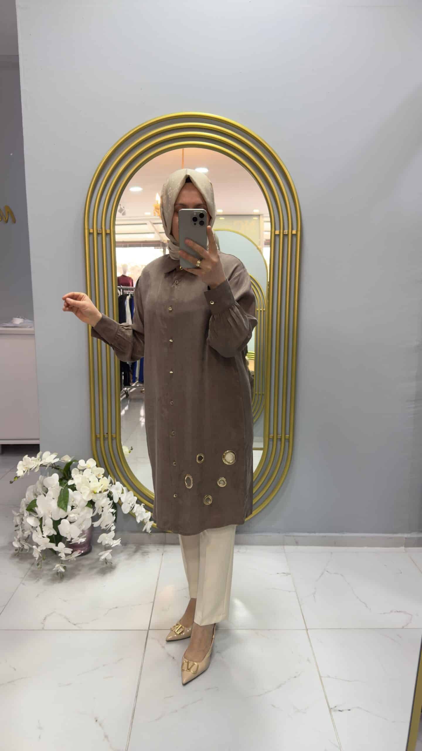Redshe İpek Kupra Tunik (21793)