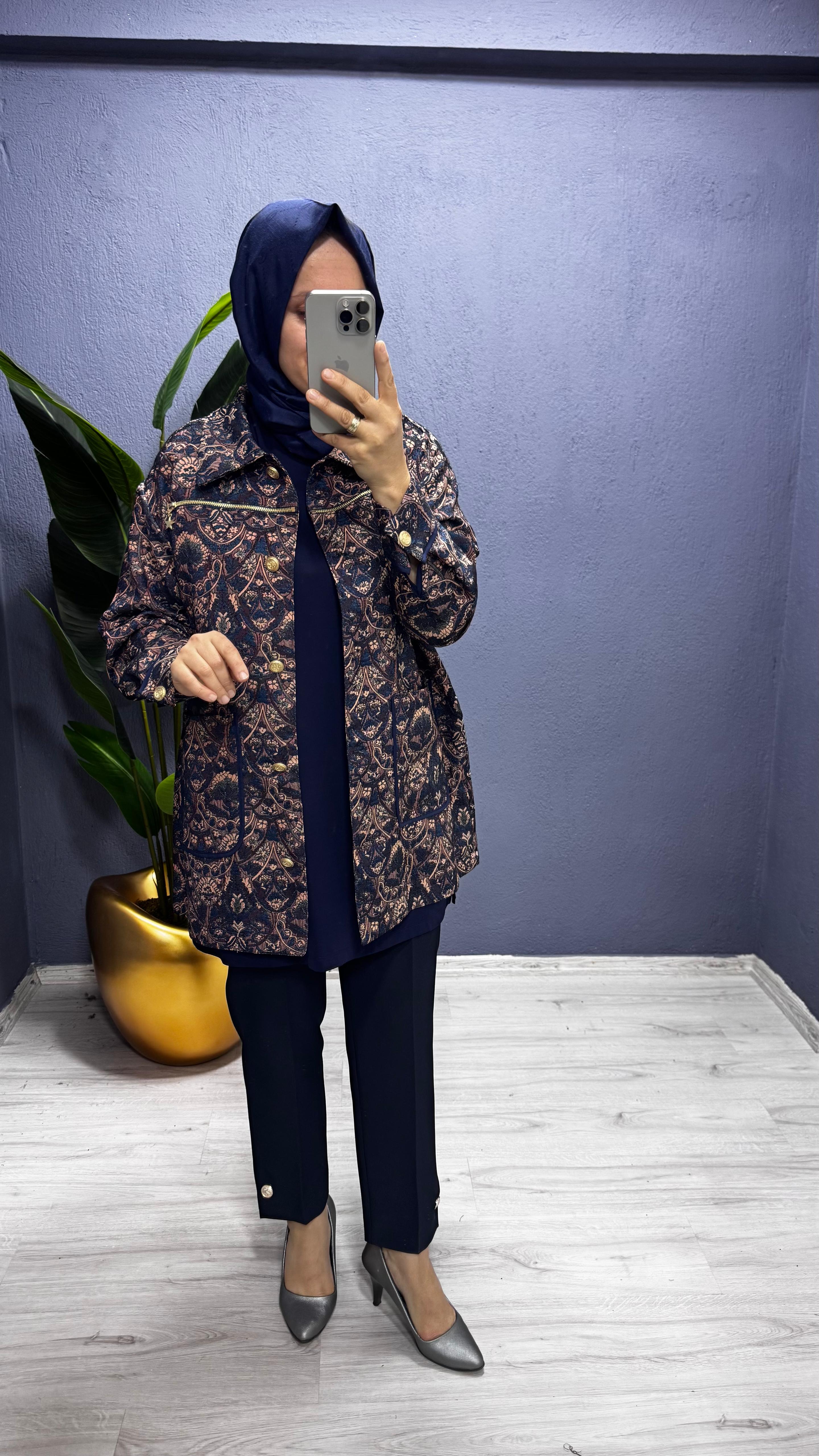 Sentez Paradise Paça Düğme Pantolon (5566)