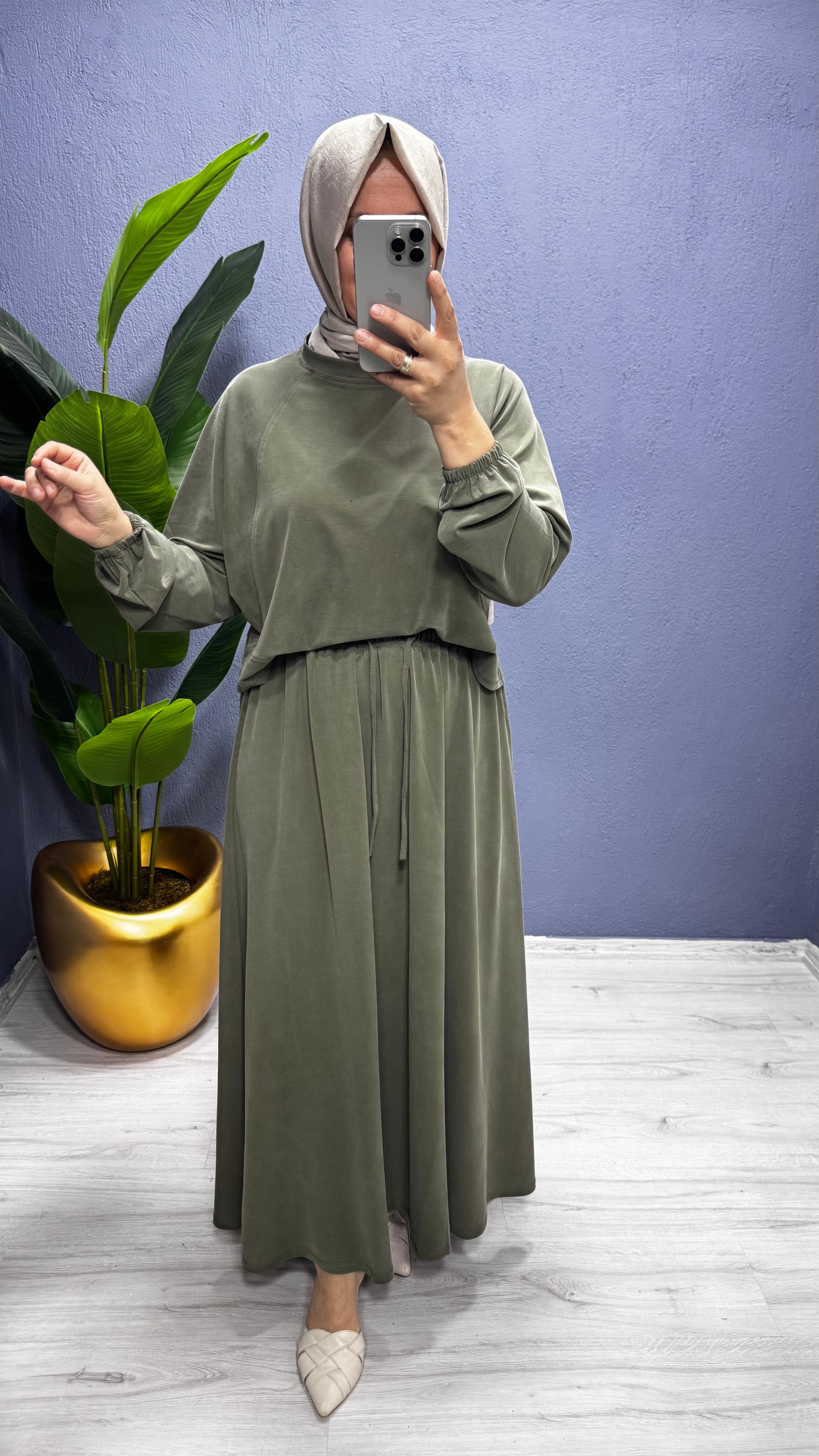 My Magazin Tensel Etekli Takım (7413)