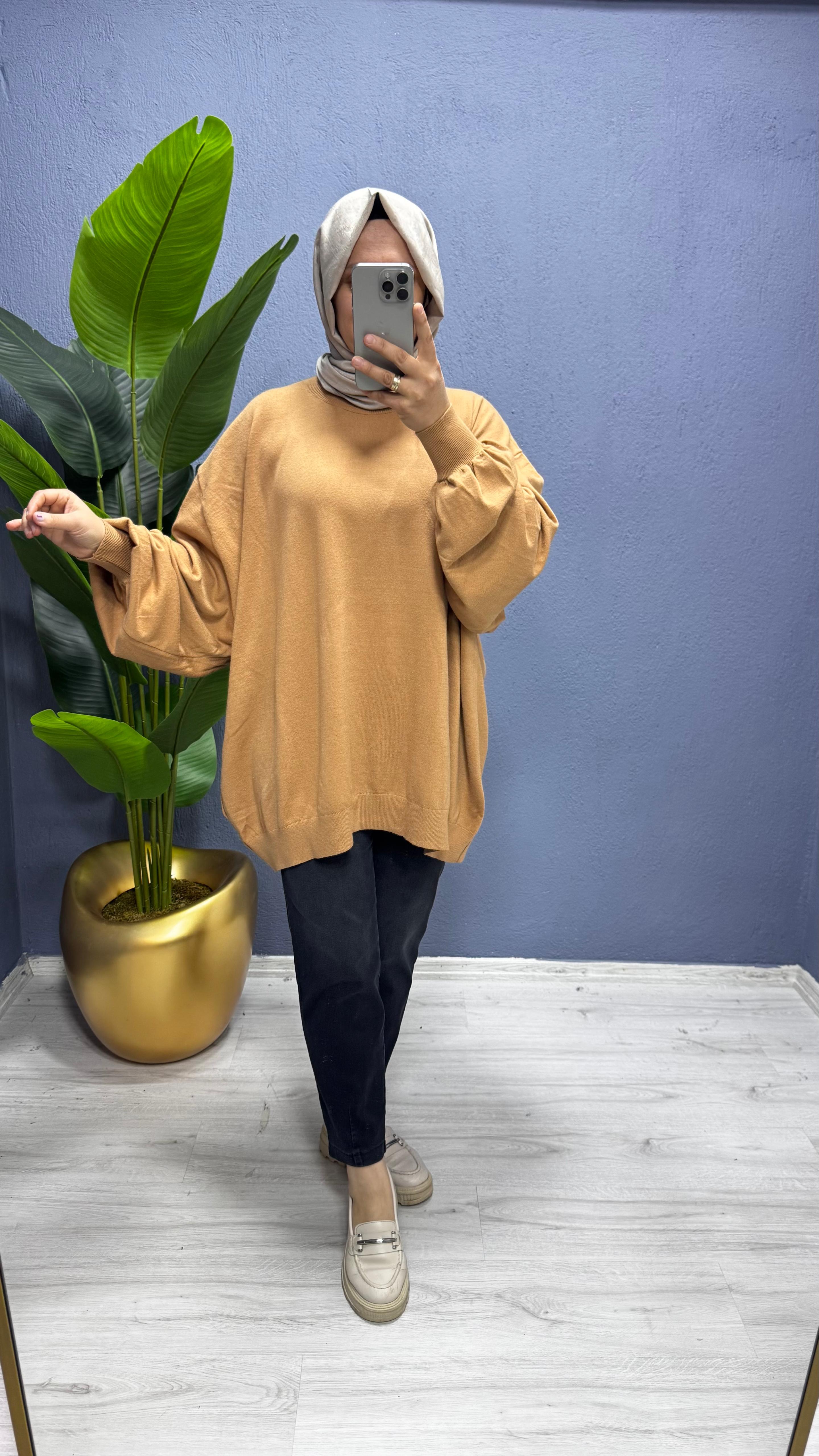 Ceremony İnci İşlemeli Yumoş Kısa Kazak 51100